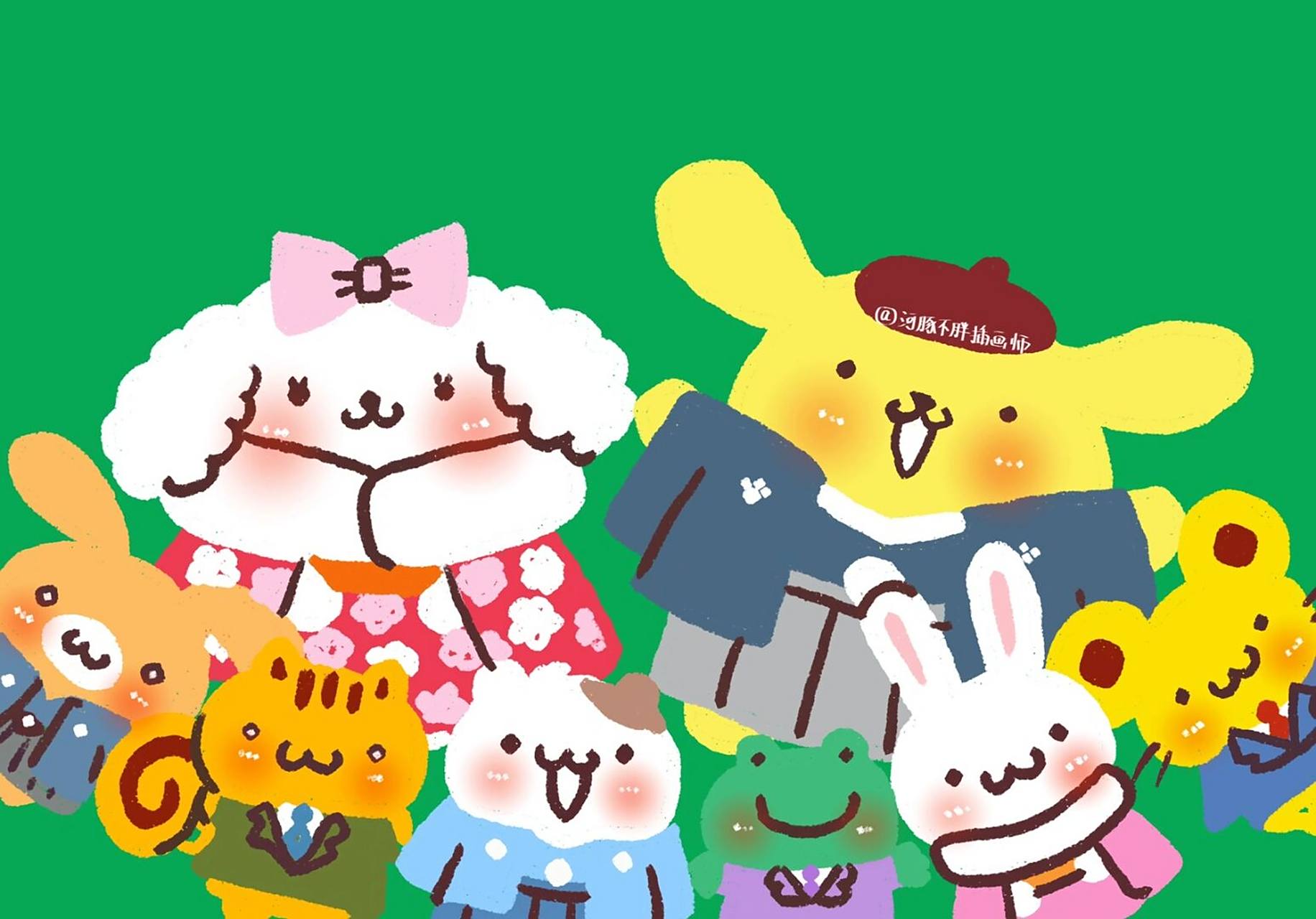 ipad壁纸# #可爱壁纸# #三丽鸥壁纸# #壁纸# #三丽鸥# #壁纸# #高清