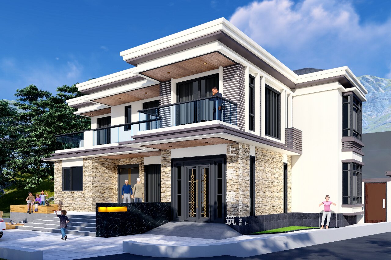 湖南益阳 | 精致二层自建别墅,占地仅132㎡ 95项目简介: 项目地址