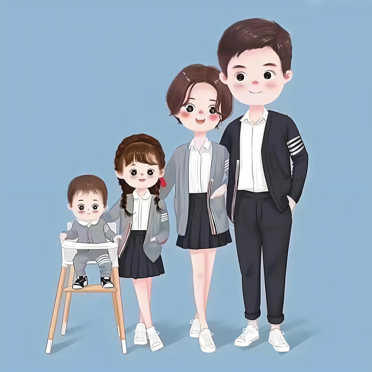 友友们,我有一堆超萌的一儿一女微信新款头像要给你们看,准备好被可爱