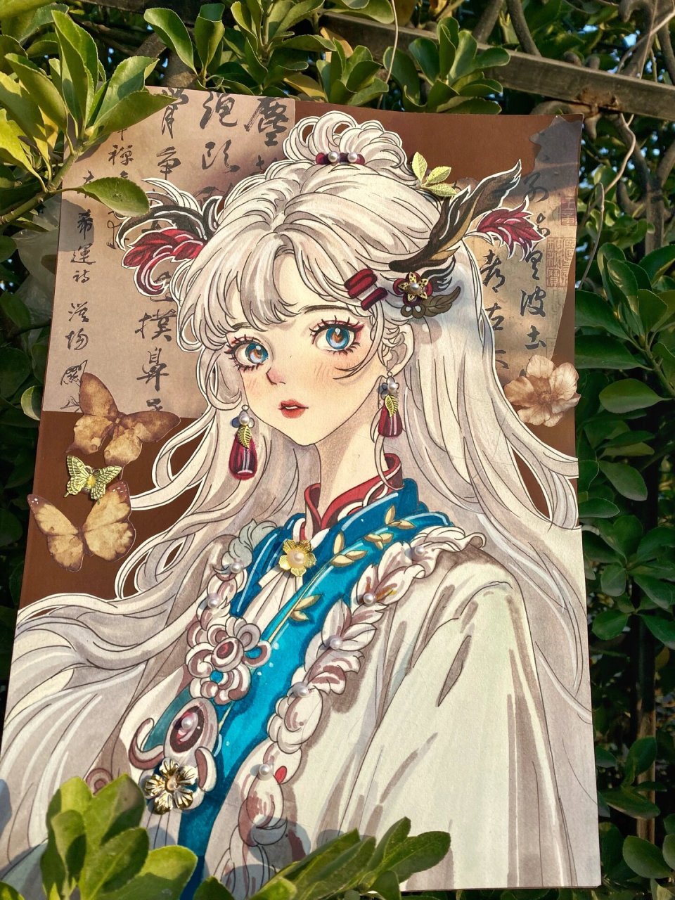 国风手绘马克笔漫画人物(内附步骤图)已出 #少儿创意美术# #高阶动漫