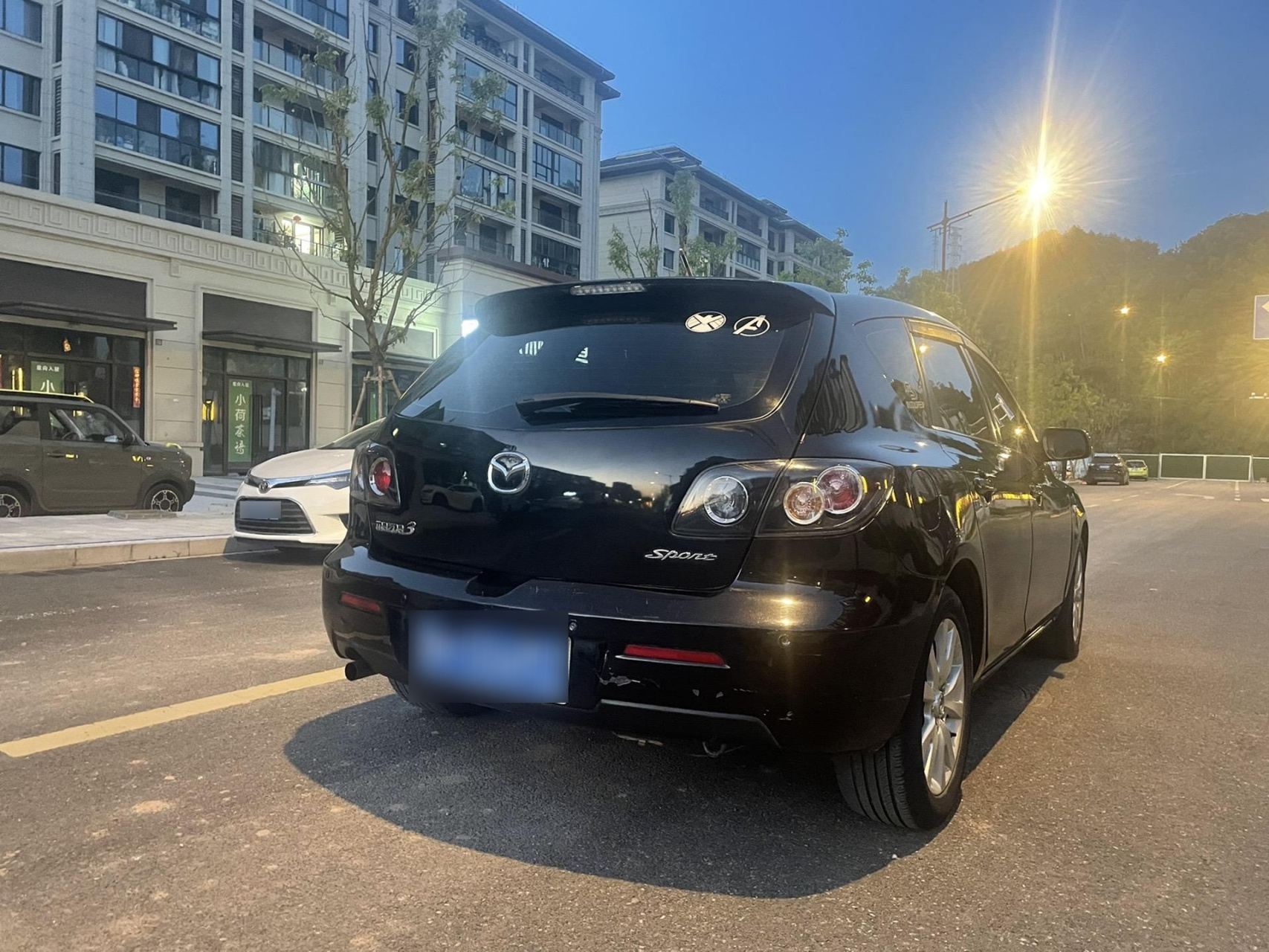 08款 海关原装进口 两厢马自达3 自.