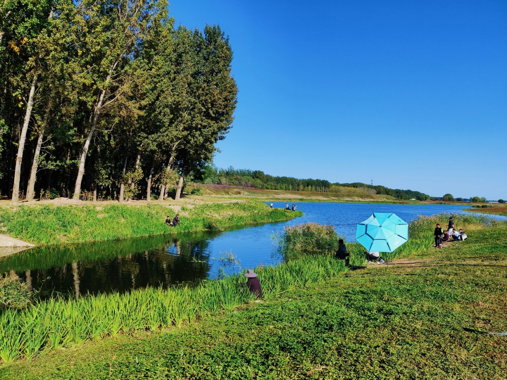 沙河于辛庄|北京昌平|沙河|徒步随手拍      	 94在这宁静的岸边,你