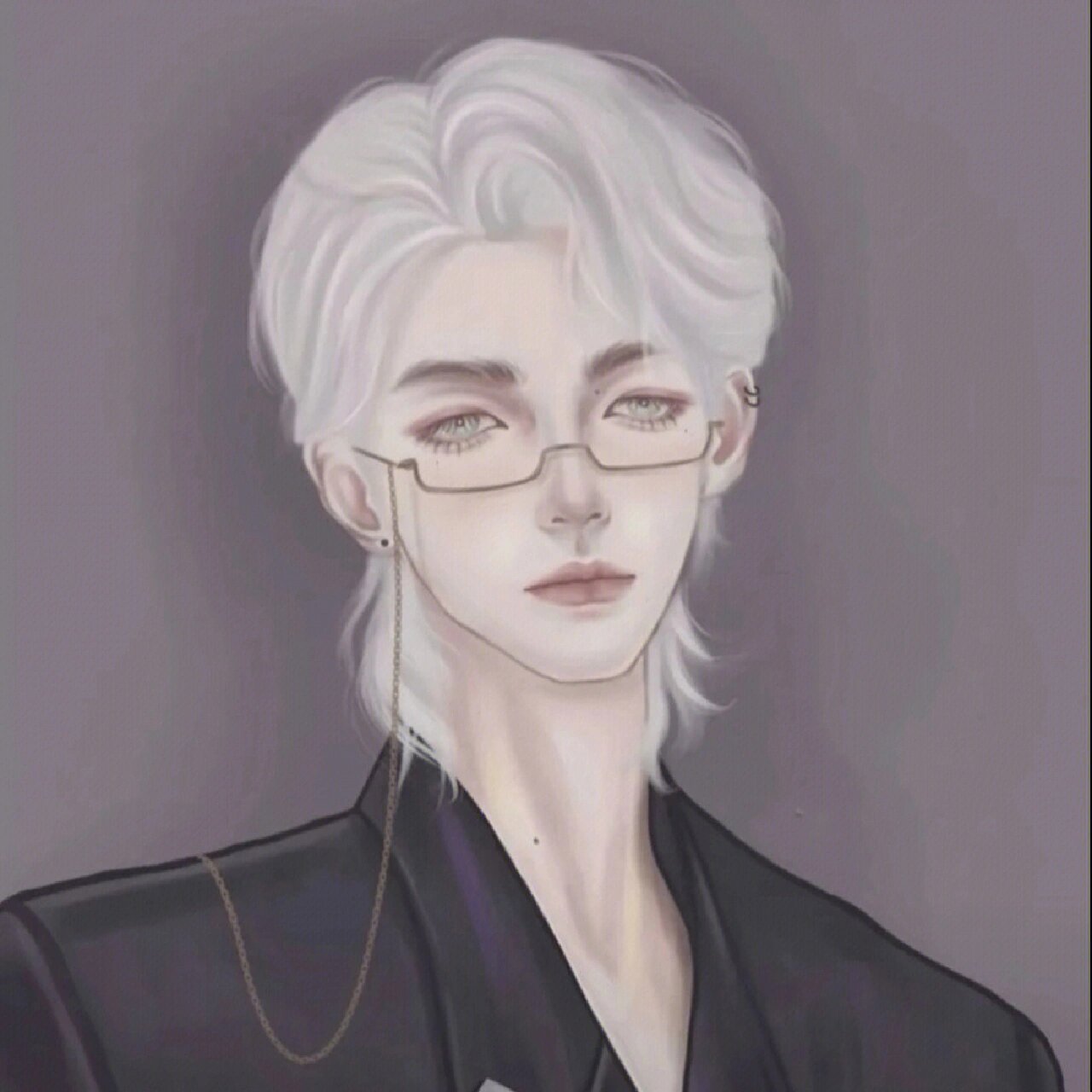 斯文败类 :眼镜杀	男生头像! 原来,还有这种 禁欲系呐!