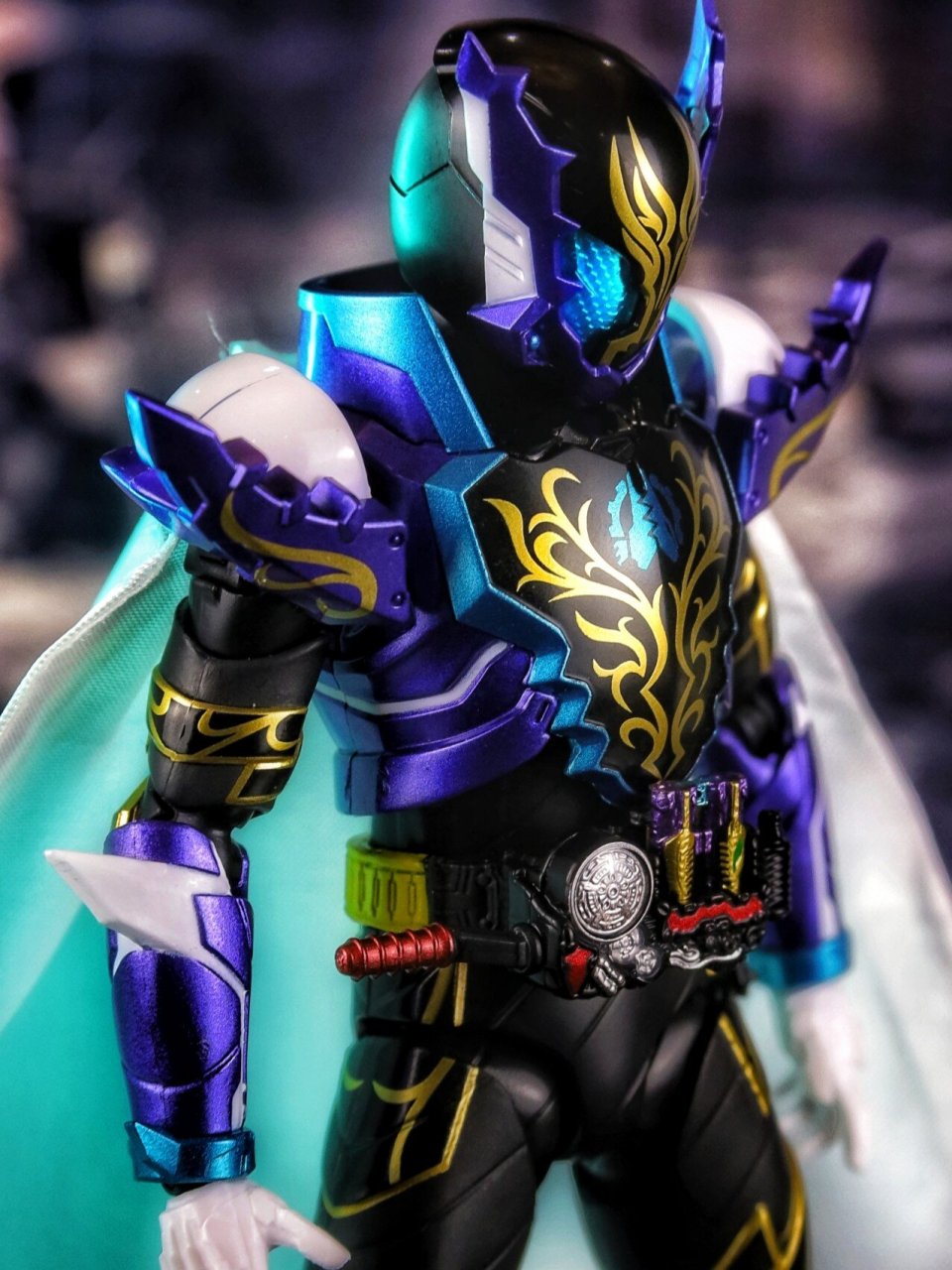 shf 假面骑士prime rogue 鳄霸 将披风换成了可动布 渣拍