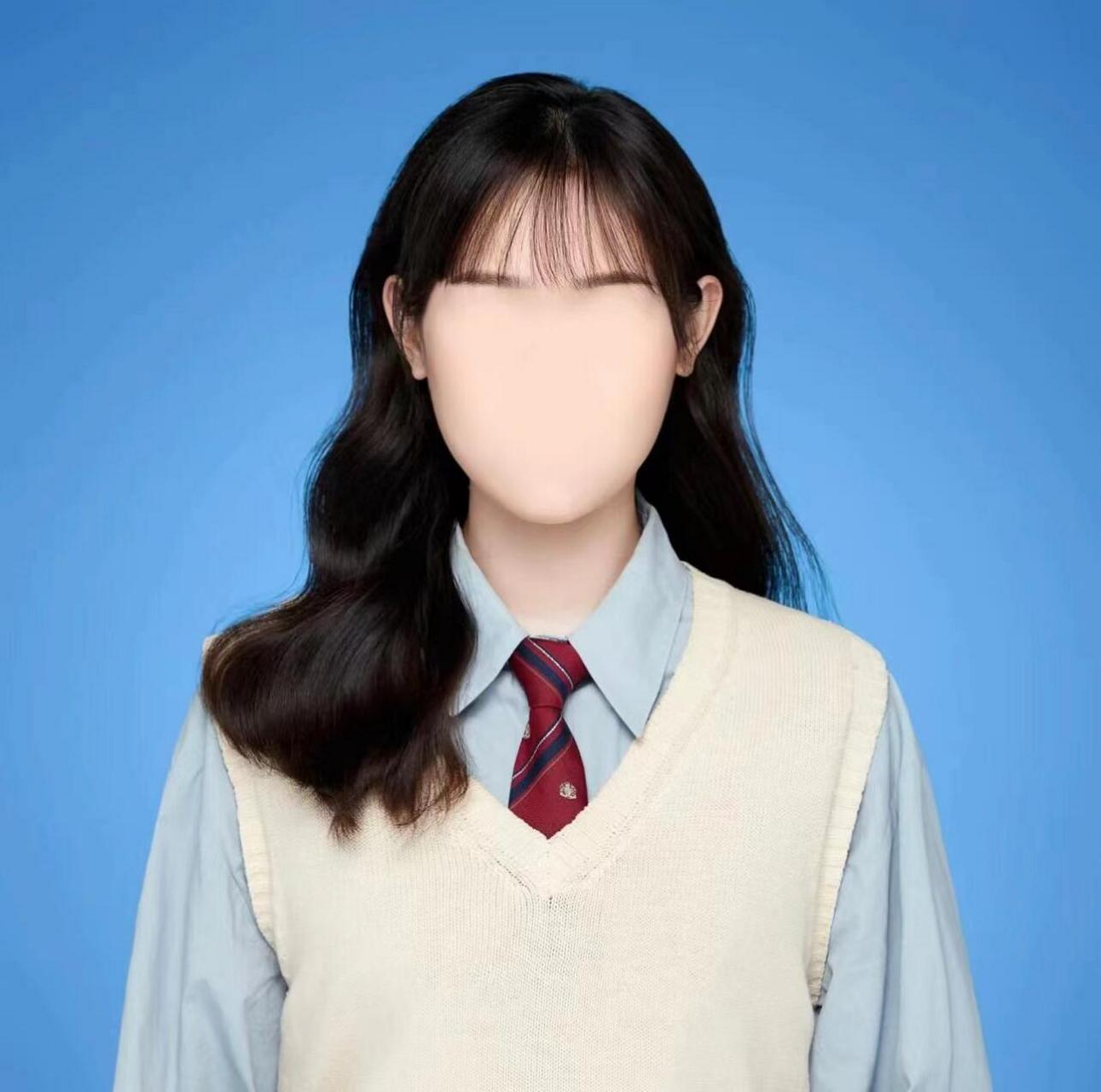 蓝底白衬衫短发证件照模板,无偿帮p20位啦 还是那句话,有喜欢的模板都