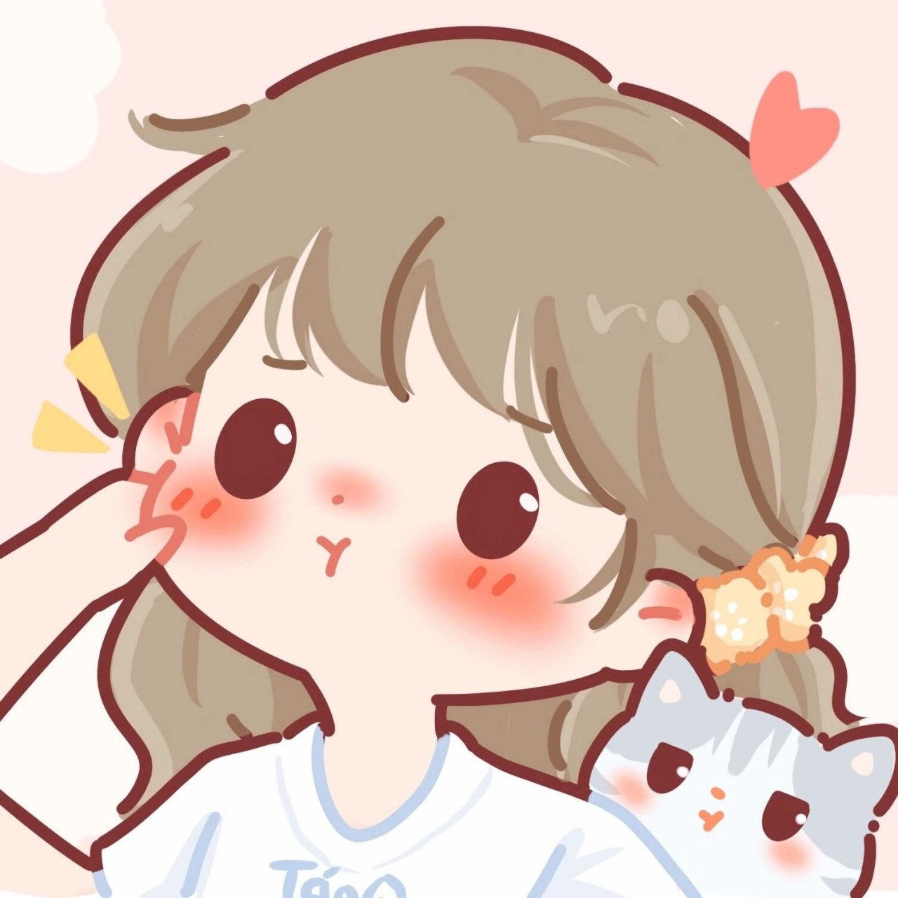 可爱呆萌阳光的情头 #情侣头像# #超好看的情侣头像# #情侣头像分享