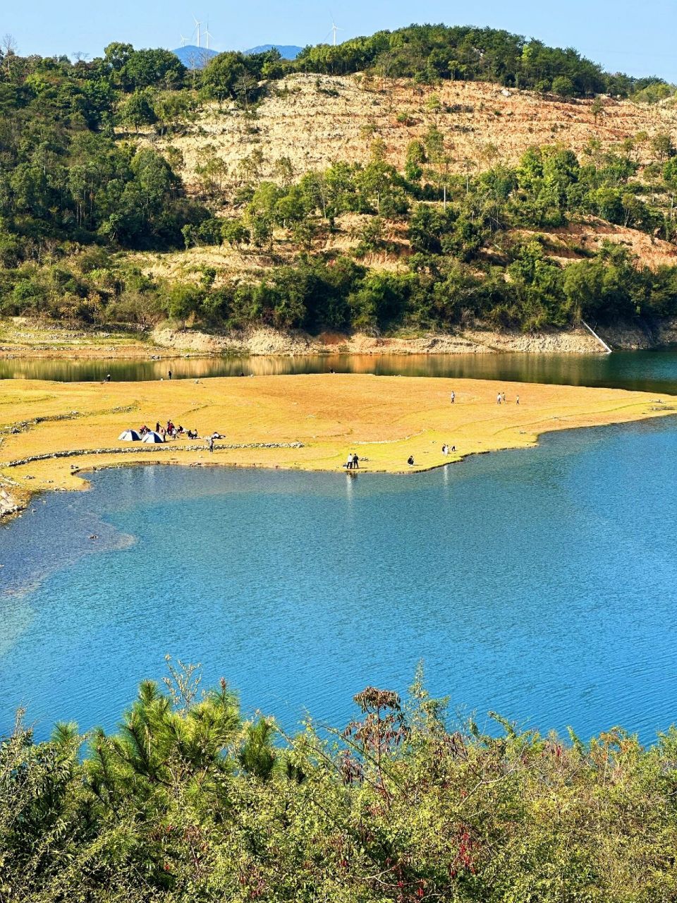 厦门翔安免费带娃露营钓鱼的好地方 大帽山水库,不用门票,直接开车到