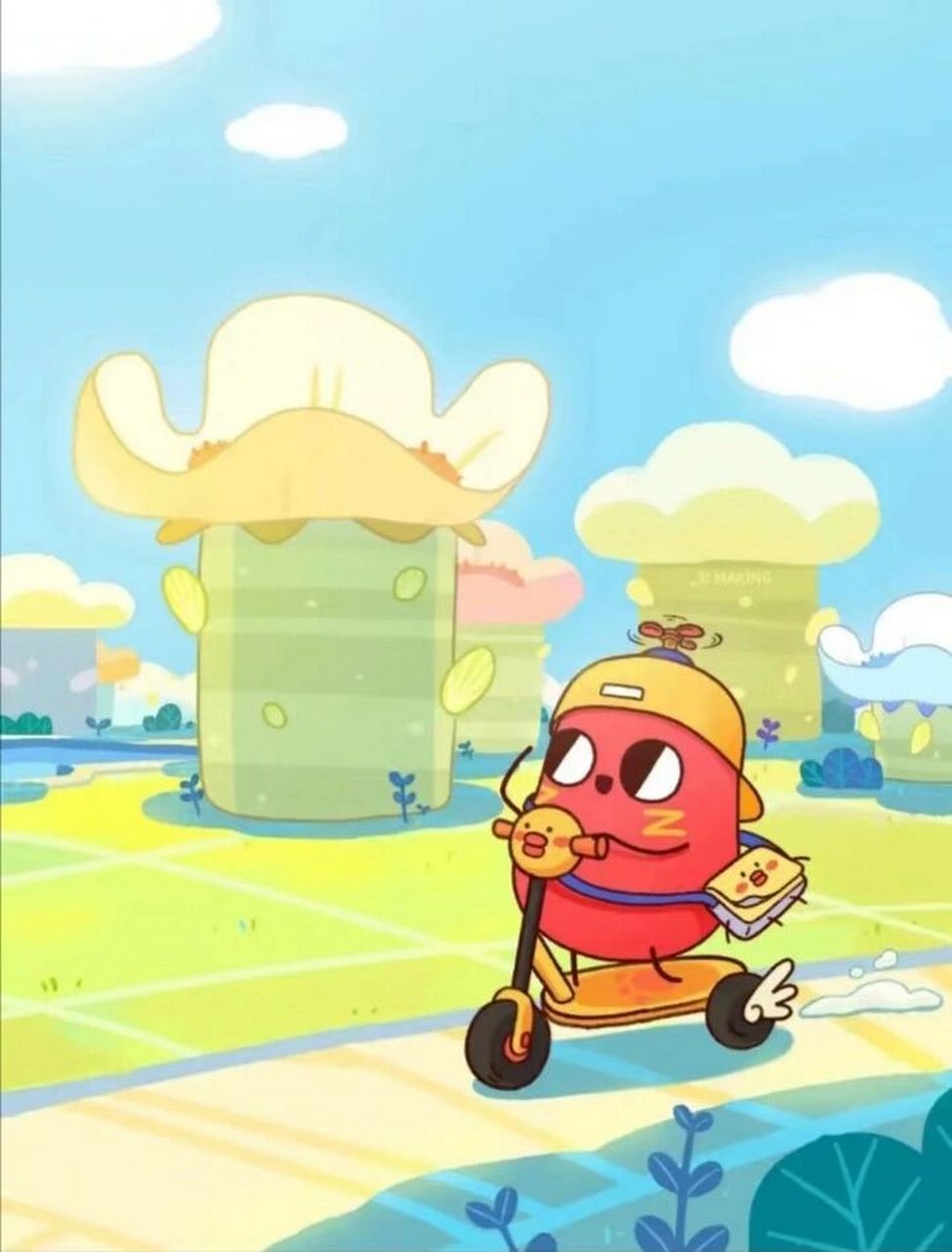 红小豆壁纸来了00 可爱的红小豆谁不爱呀?快来设壁纸吧