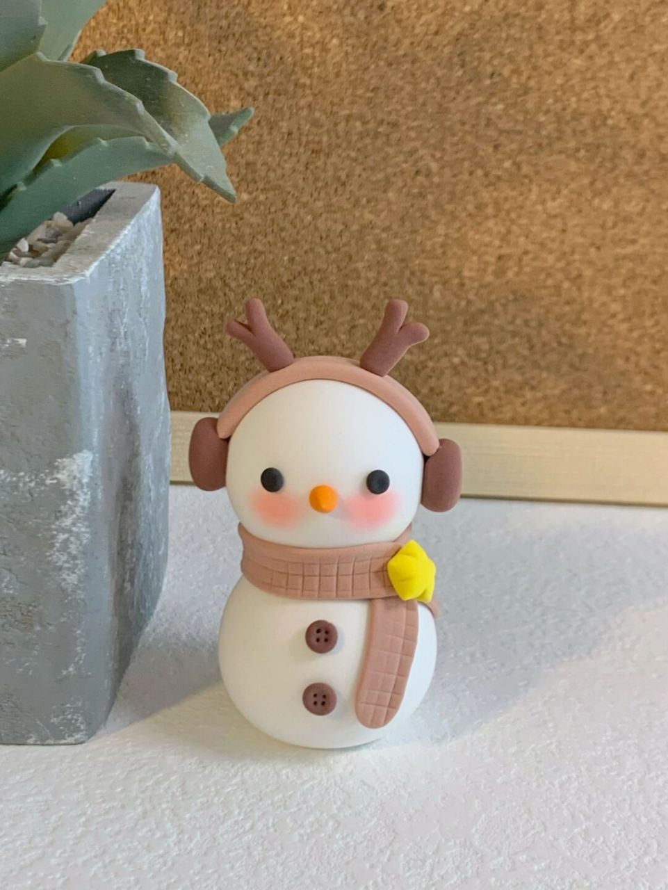 小小雪人7015 | 超轻粘土 炎炎夏天~ 捏个雪人带来凉爽吧~ 客订只