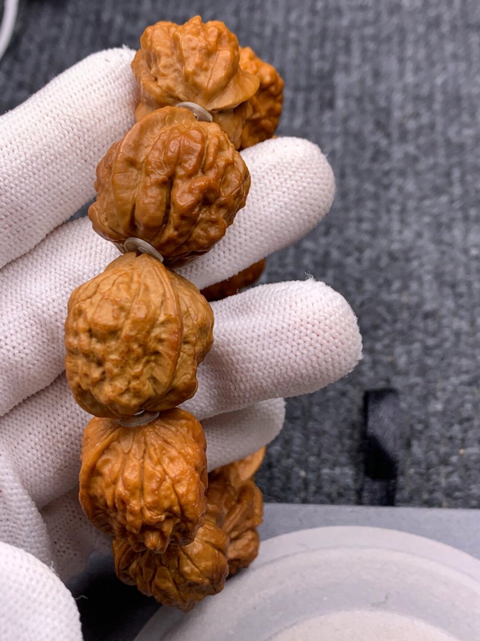 文玩手串# #文玩# #猴头核桃手串# #野生金蟾蛤蟆头# #文玩男生