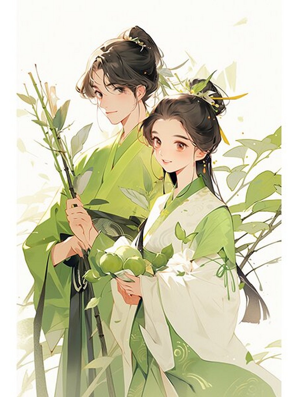 古风情侣头像 | 端午特辑,等风亦等你 岁岁不相离