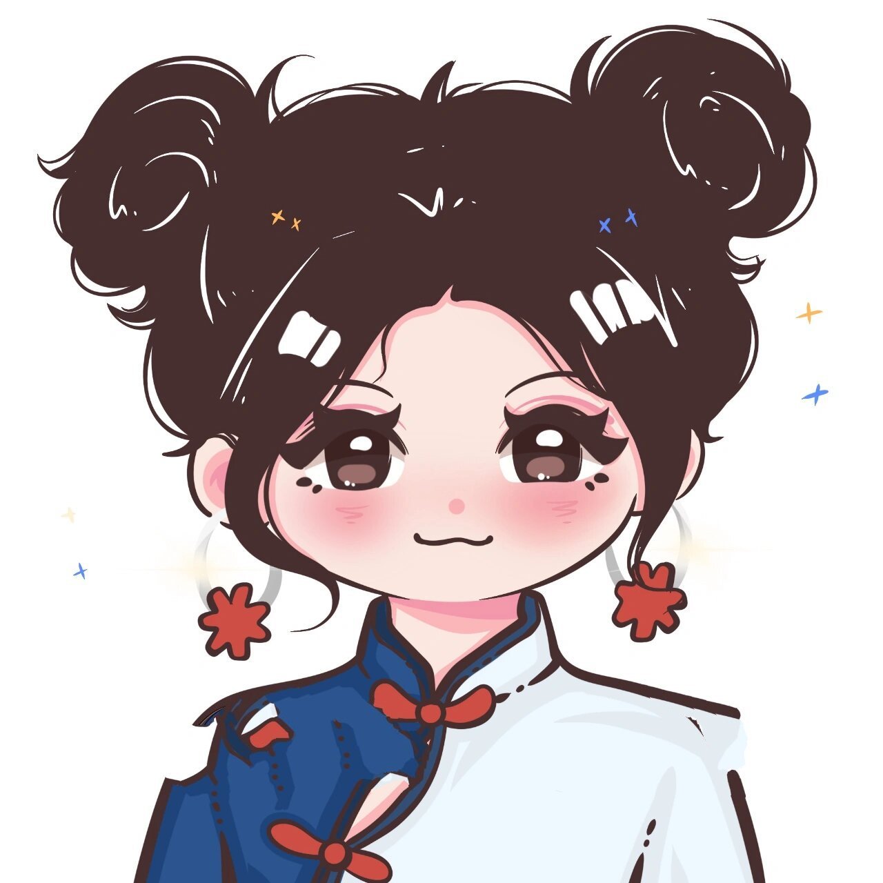 卡通头像|赵丽颖 93头像 92二改商用 转载请注明出处