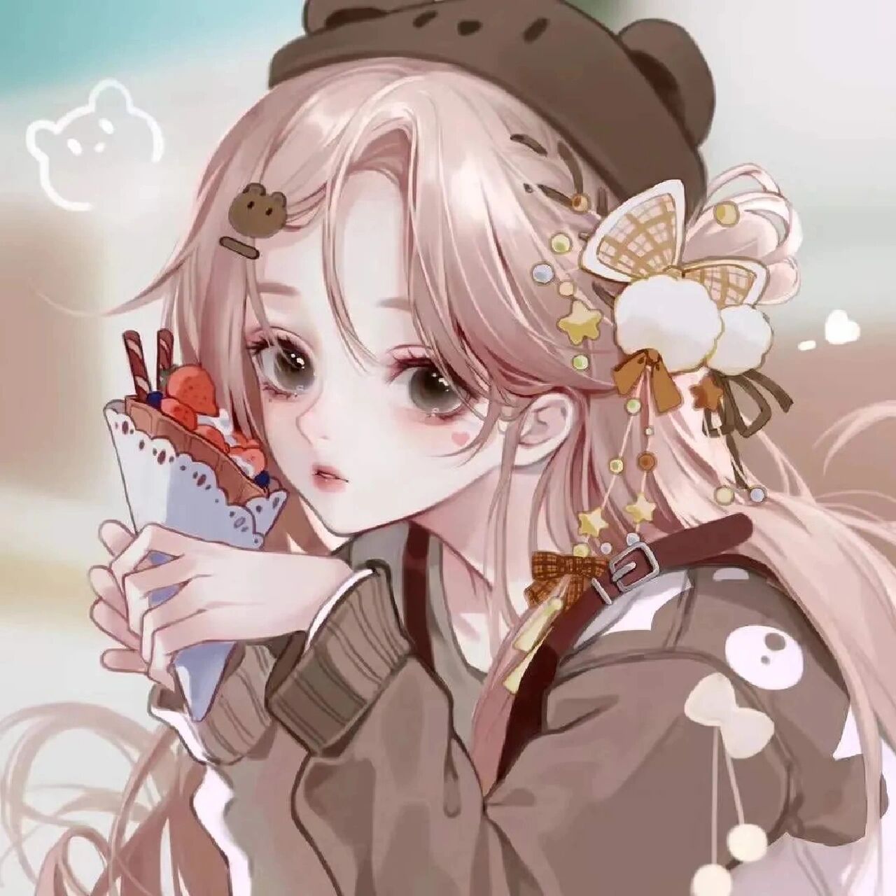 可爱仙气闺蜜头像