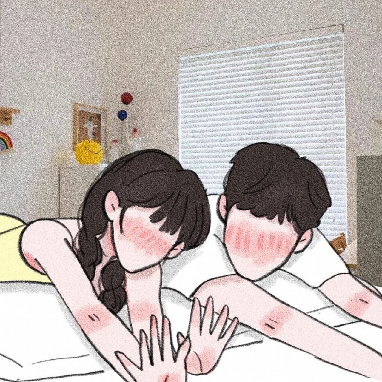 情侣头像 隔离居家日常 拿图dd 有图片参考