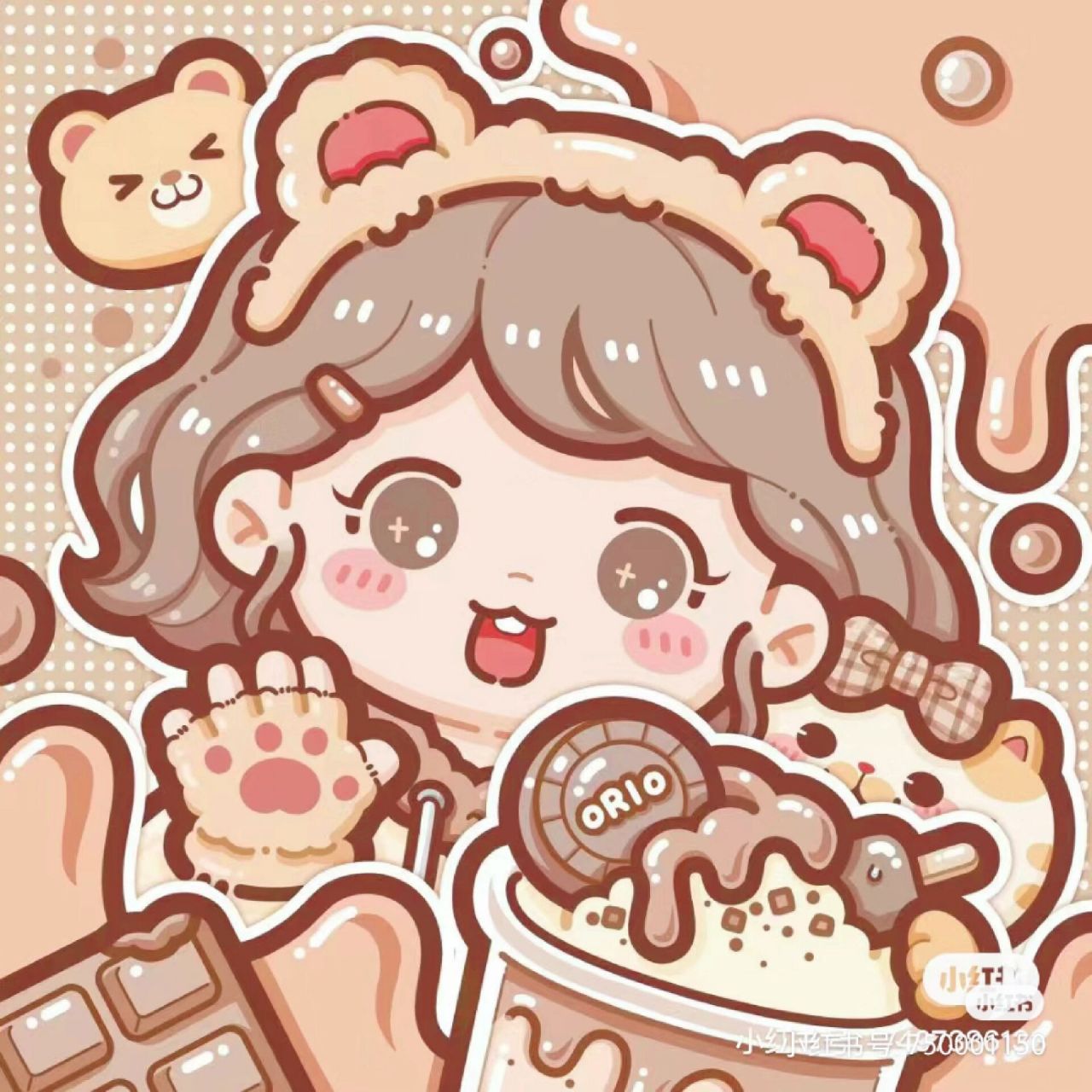 小麻薯卡通图片来了 小麻薯卡通图片来了