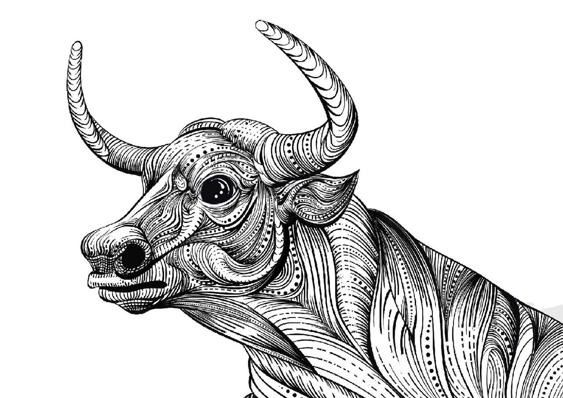 版画丨汗牛充栋丨十二生肖-丑牛