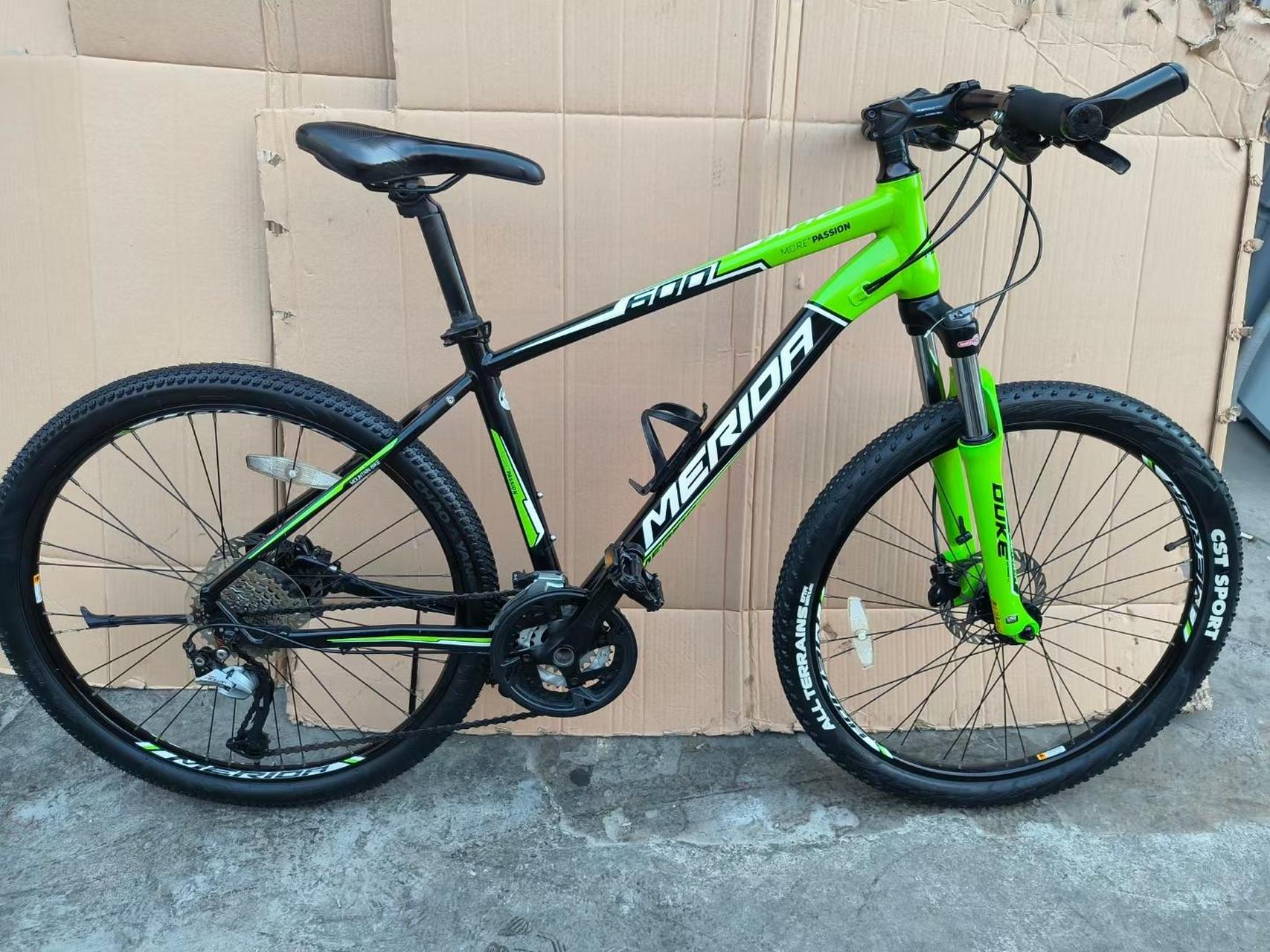 美利达公爵600,禧玛诺27速变速,禧玛诺油刹,线控锁死前叉,车架17.