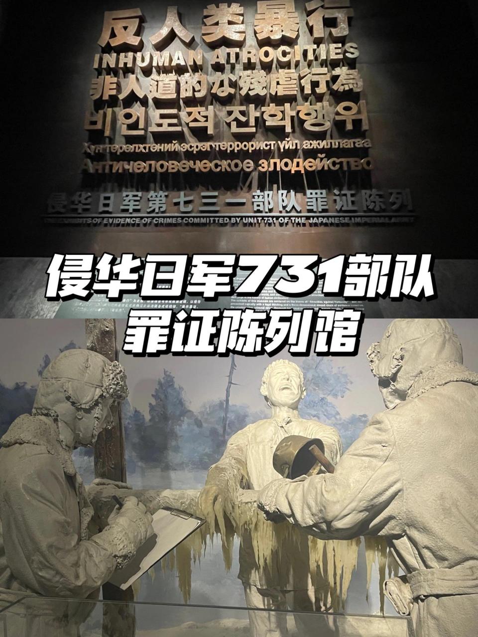 哈尔滨731遗址 一定要来的陈列馆 勿忘国耻 第一次来哈尔滨旅游,就