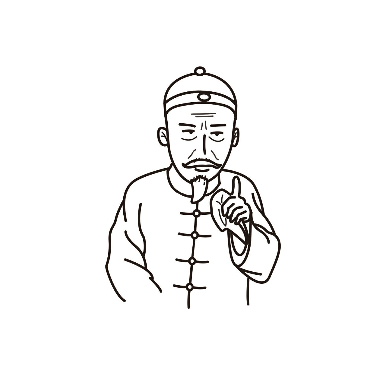 简笔画:《觉醒年代》辜鸿铭 "当一个中国人,西化成洋人的时候,恰恰会