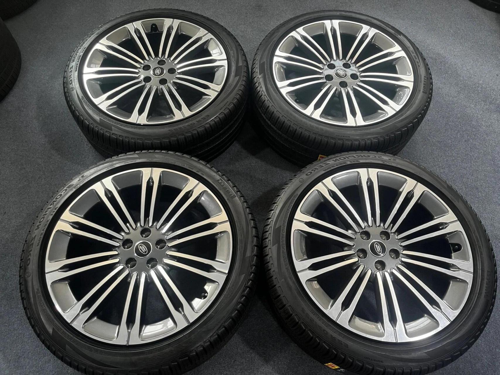 23寸路虎揽胜行政新款轮毂轮胎一套原厂正品 轮胎型号:285/40r23