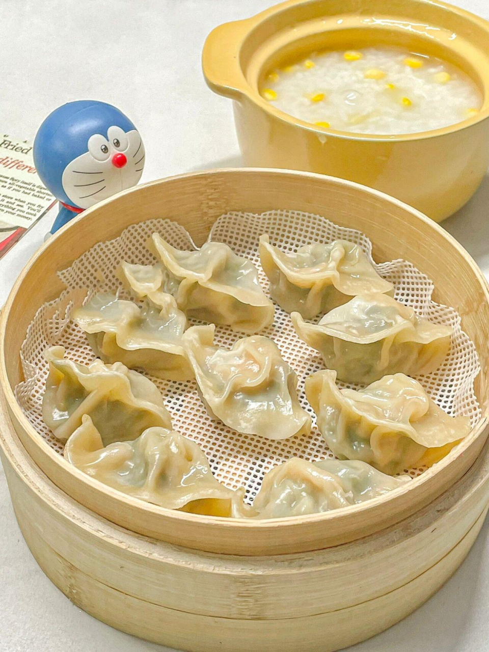 10分钟懒人美食🔥吃不腻的蒸饺🥟 蒸饺真的好好吃,皮超级劲道有嚼