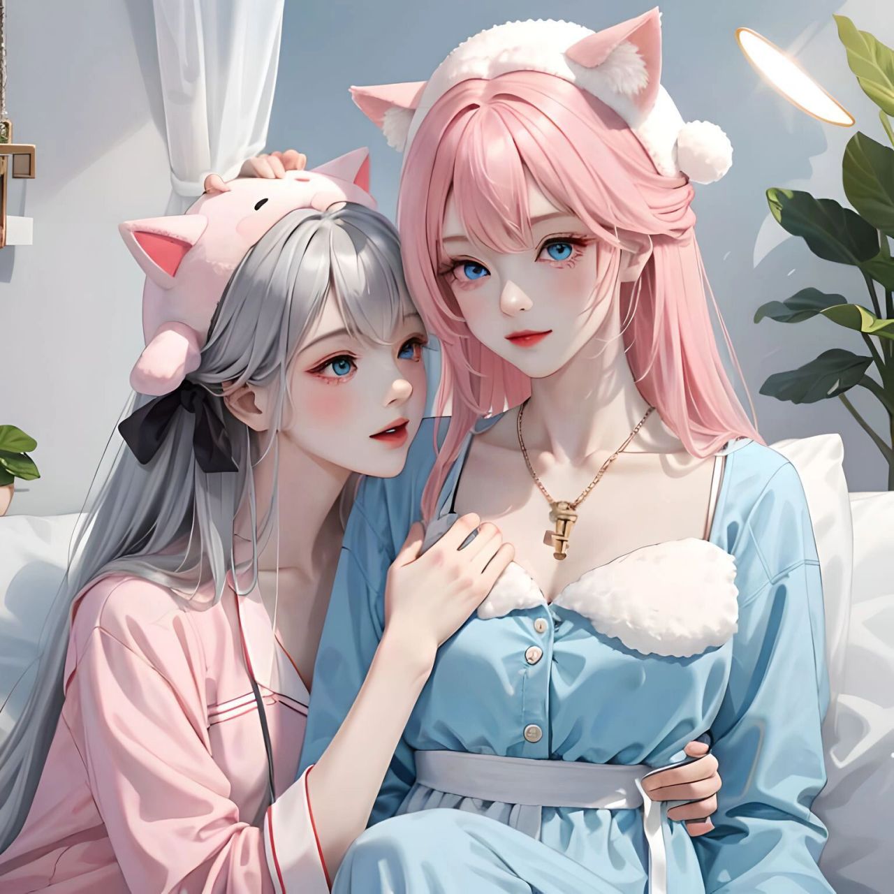 闺蜜头像      由 这组关键词生成的头像好可爱呀