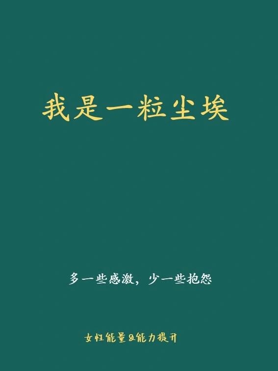 【我是一粒尘埃】
