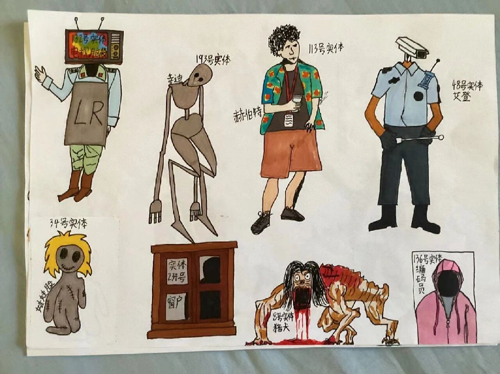 后室实体档案4 电视脑袋 辛迪 赫伯特 艾登 娃娃脸 窗户 猎犬 编码员