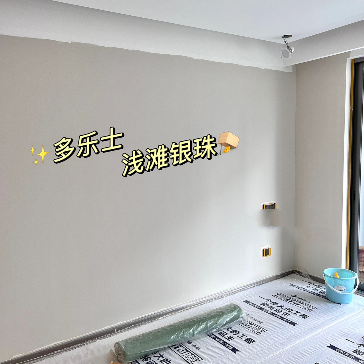 99多乐士 浅滩银珠 浅沙色 97当时纠结了很久乳胶漆选什么颜色