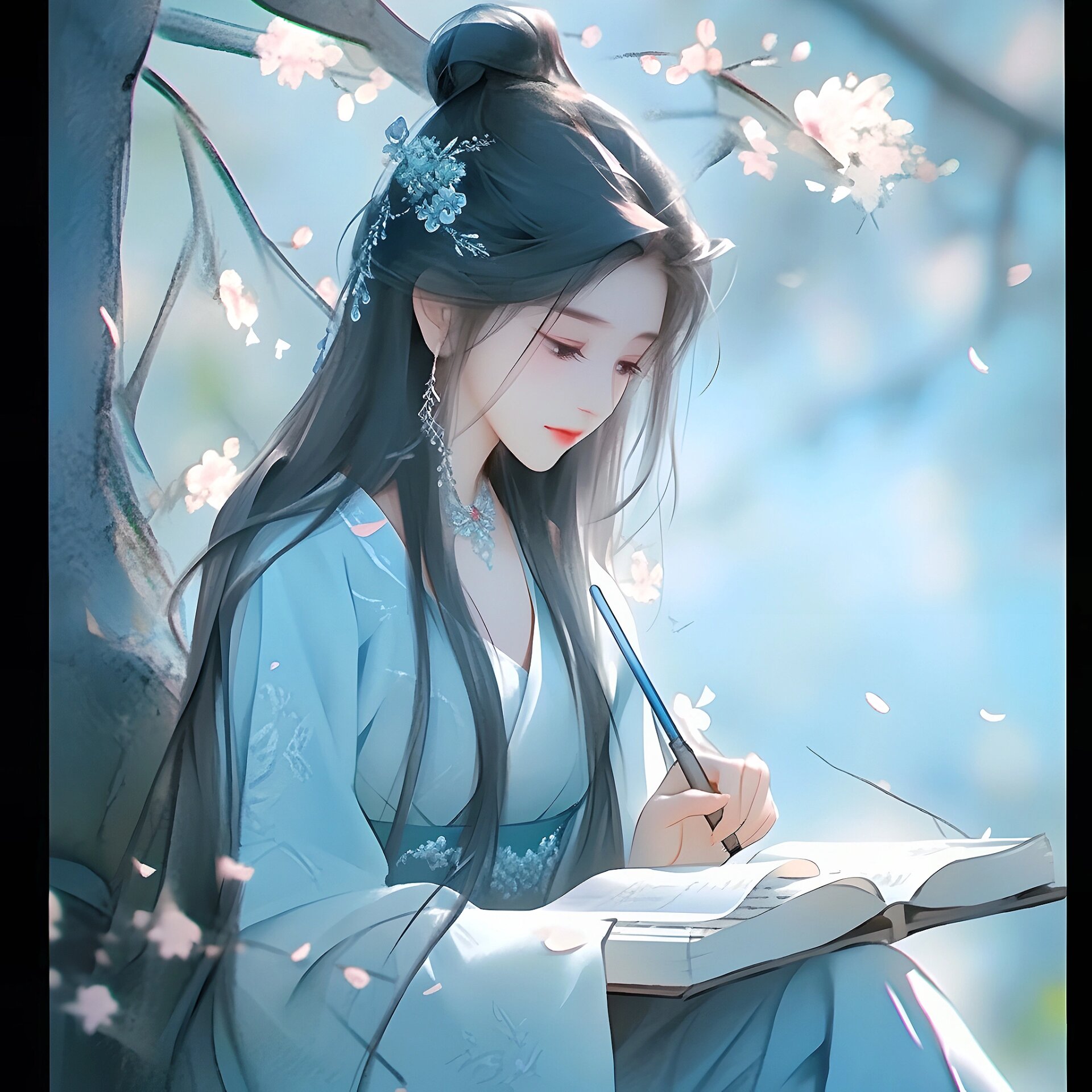 古风清冷气质女生头像