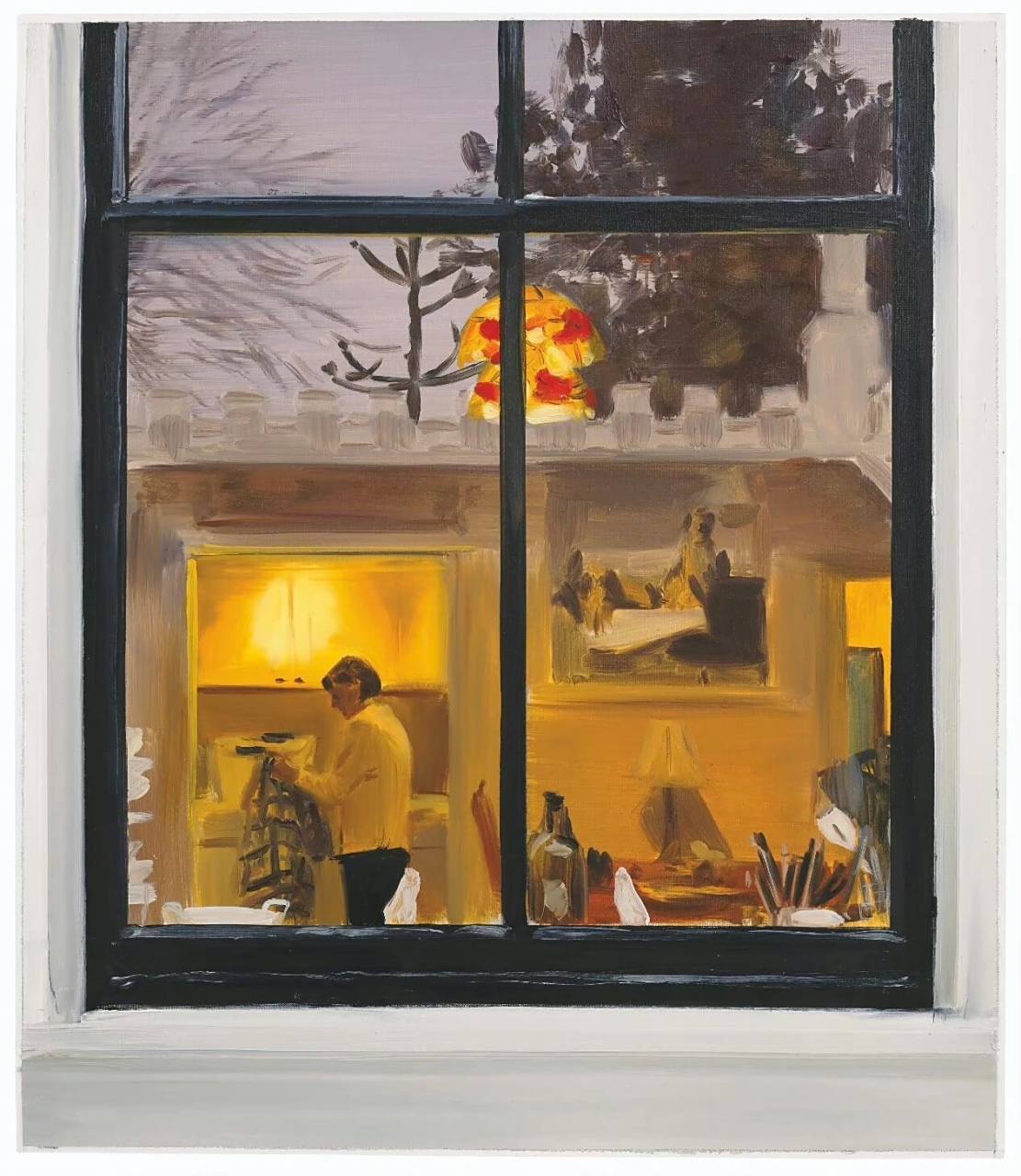 《洗衣店》 艺术家|卡罗琳·沃克(caroline walker,1982 )英国画家.