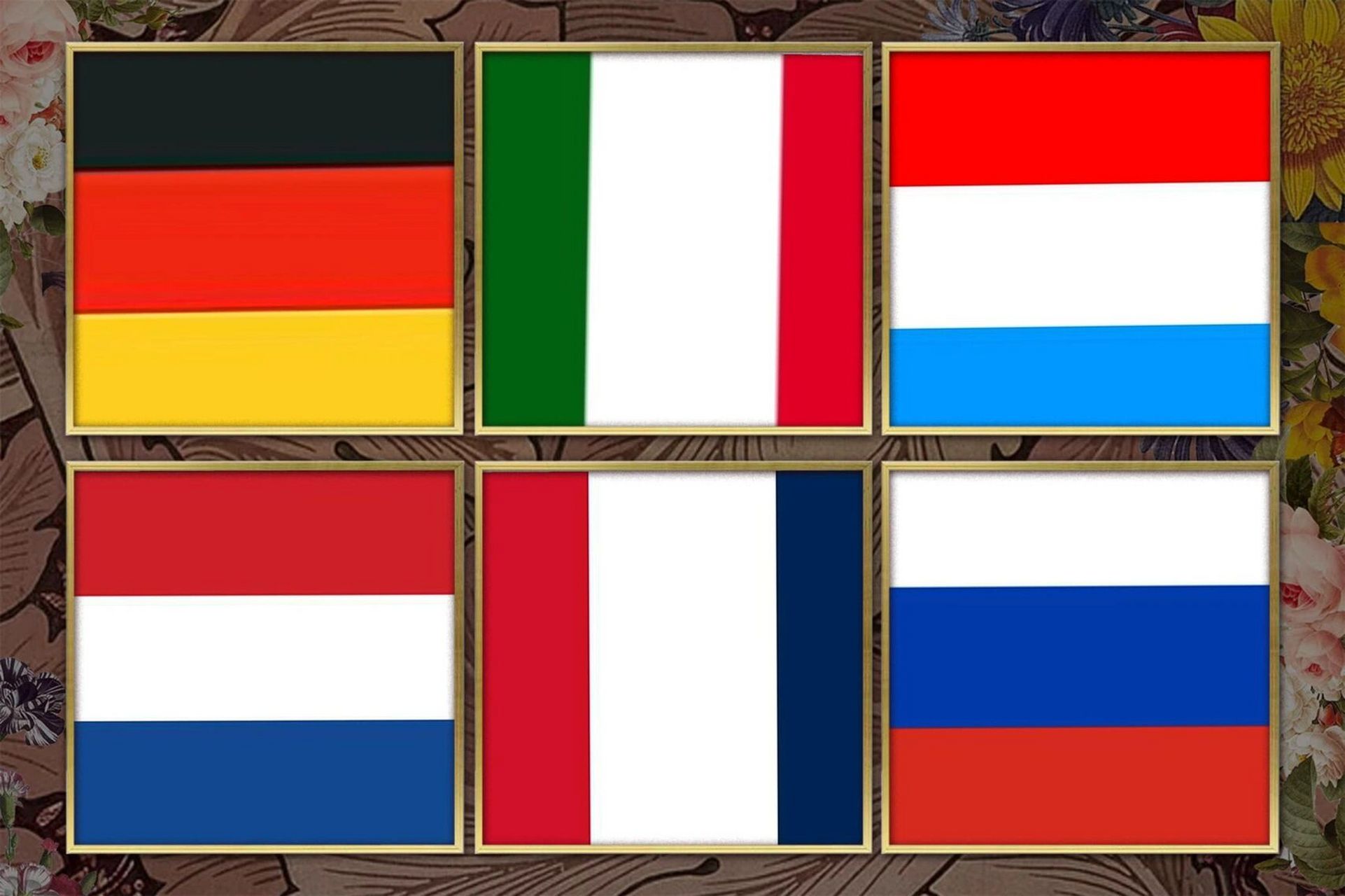 欧洲这些国家国旗也太像了吧 大家有没有注意到,很多欧洲国家的国旗都