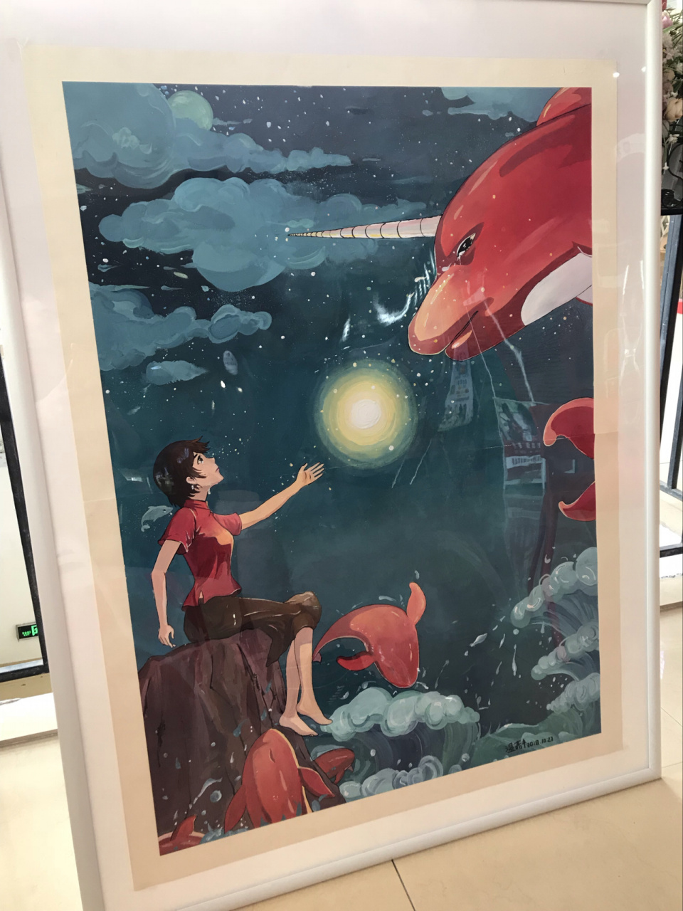 巨幅手绘《大鱼海棠》 这短短的一生,我们最终都会失去.