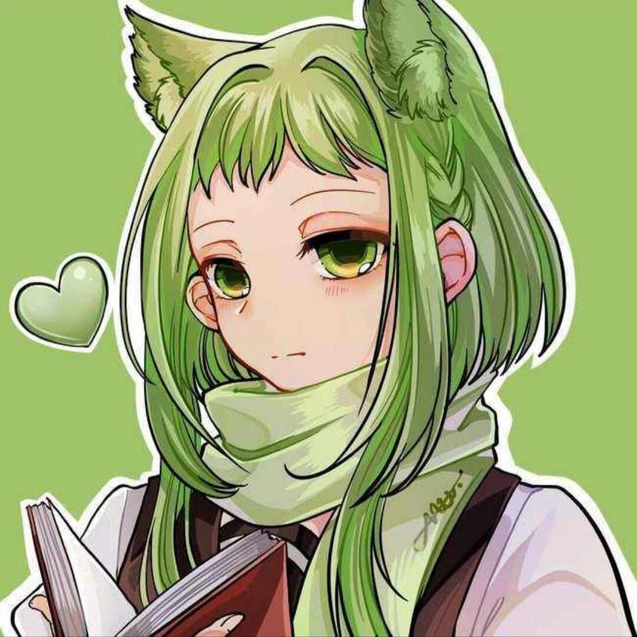 二次元头像(绿色系)