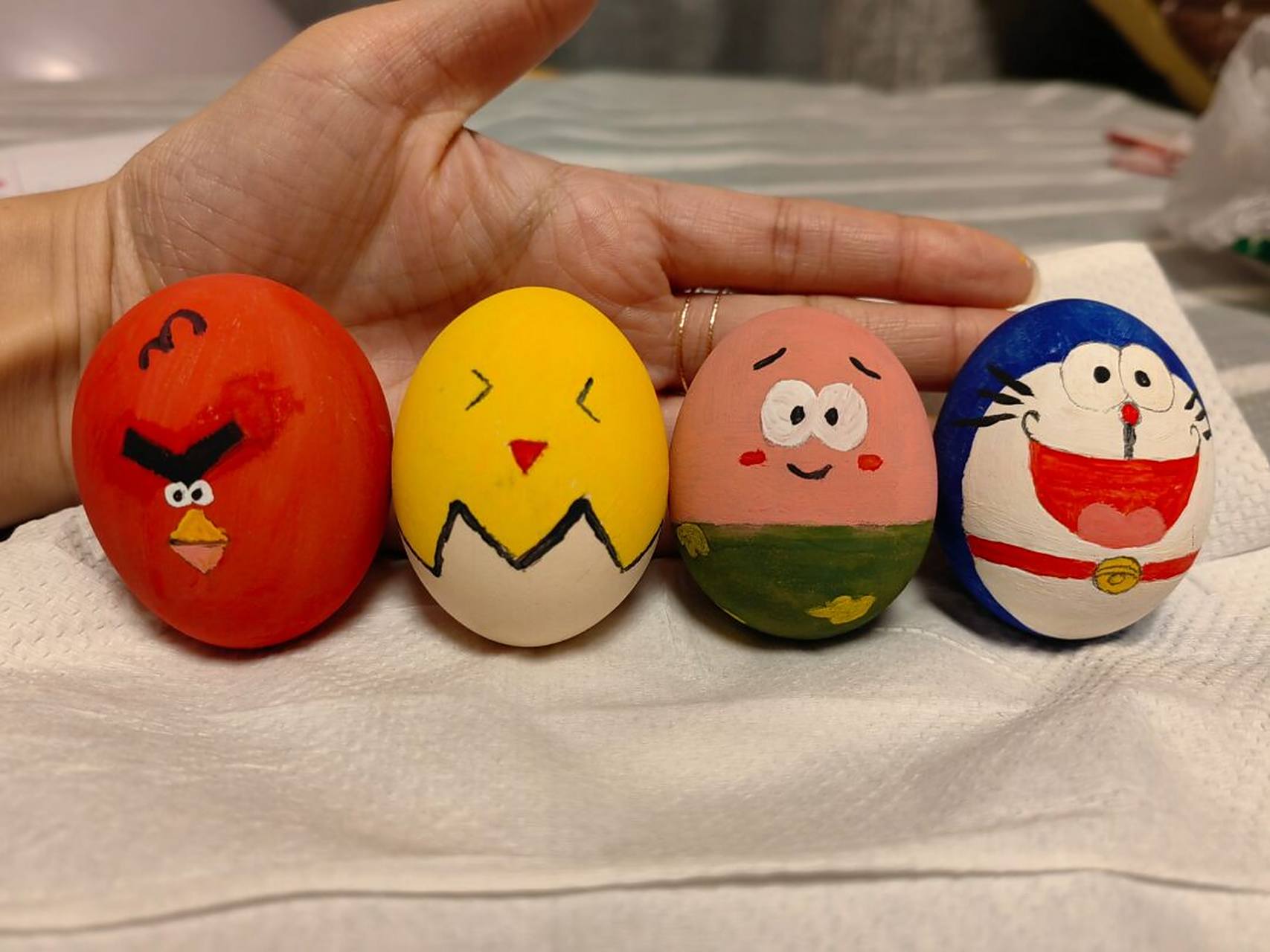 鸡蛋画画啦 鸡蛋上画画96