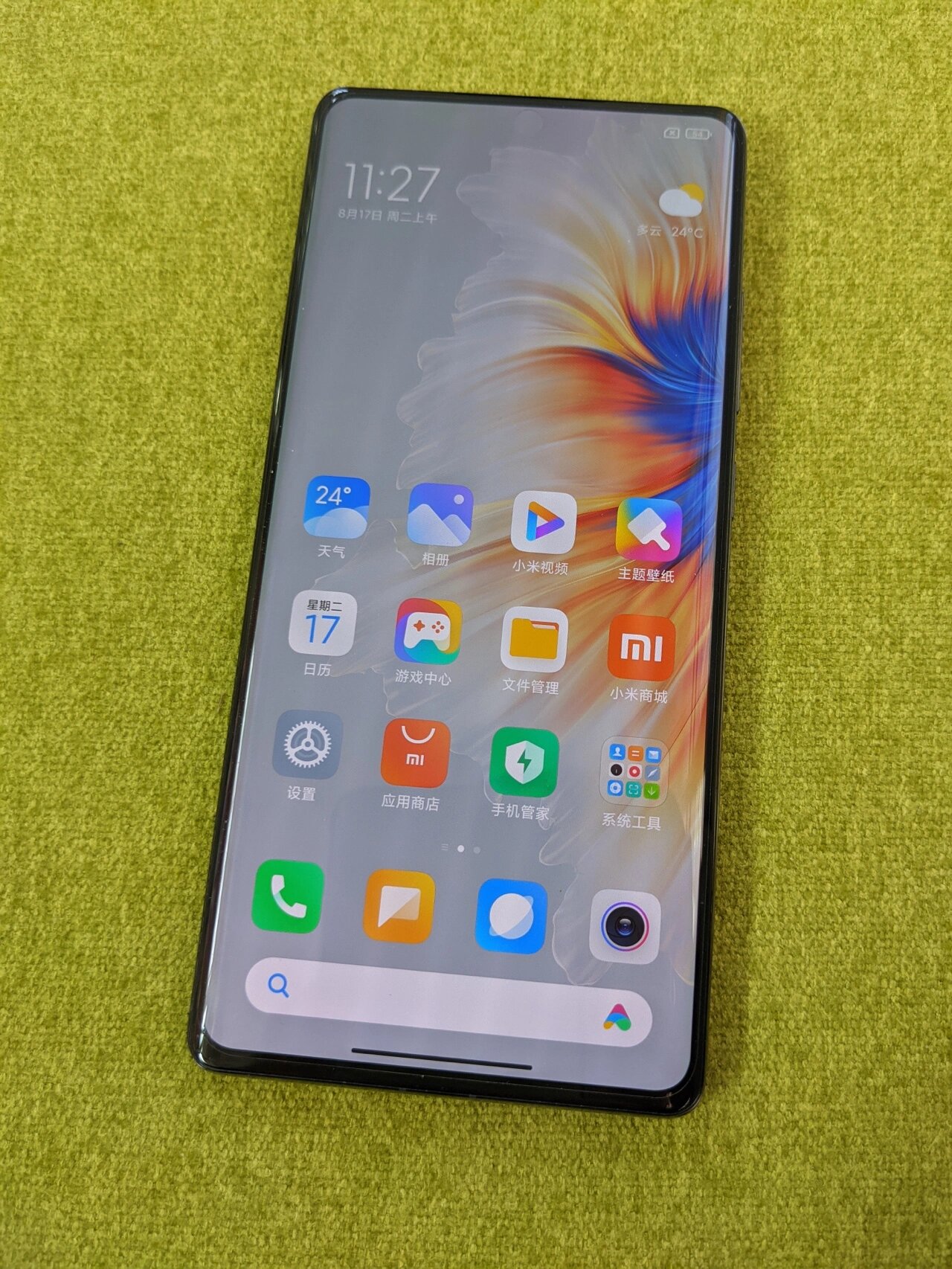 小米mix4 屏下摄像头实拍(自拍慎点