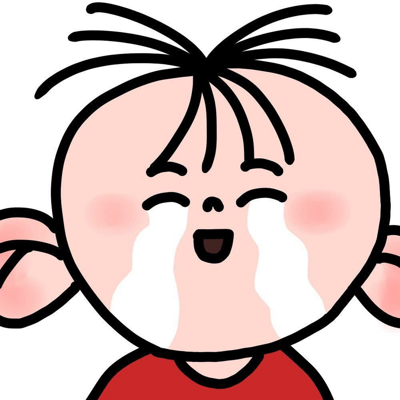 群聊头像|卡通头像|大耳朵图图|情侣头像 我是图图小淘气09 面对