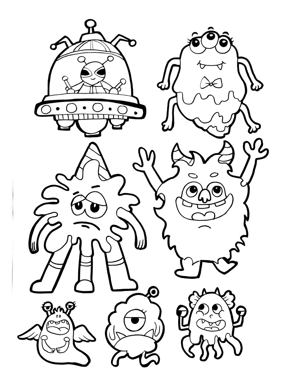 【221】手工创意画《外星怪兽》 超级适合小男孩的主题,没有哪个男孩