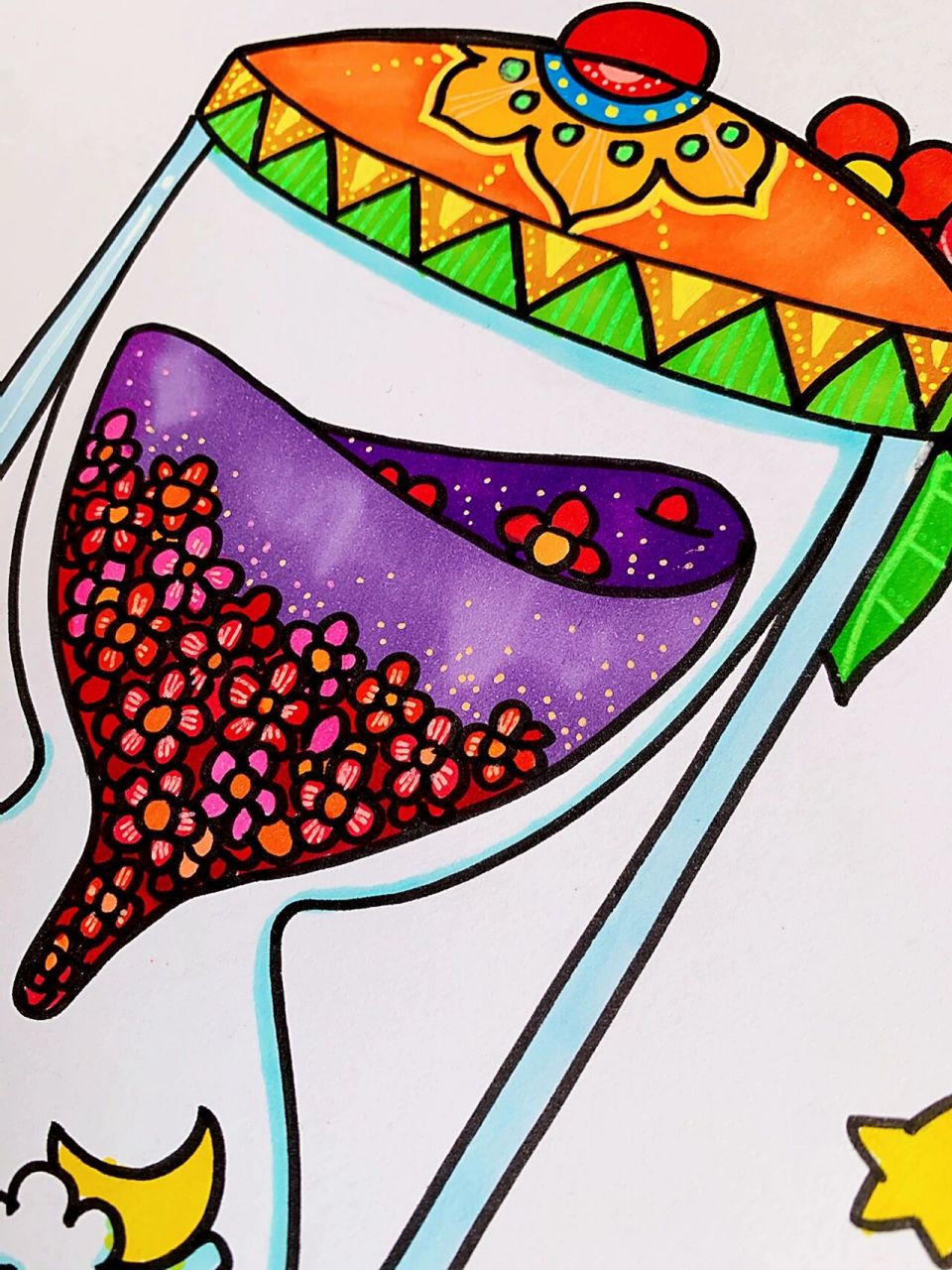 儿童绘画课程教学—《神奇的沙漏》 时间是个跟神奇的东西 它能让美好