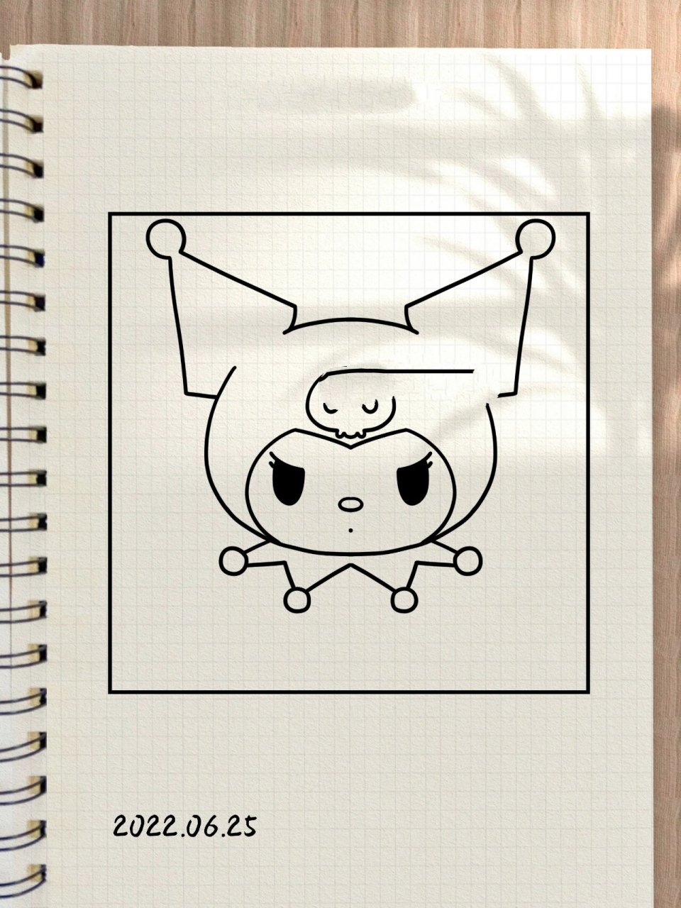 零基础|简笔画教程|三丽鸥|库洛米 ★库洛米简笔画教程1 7215未经