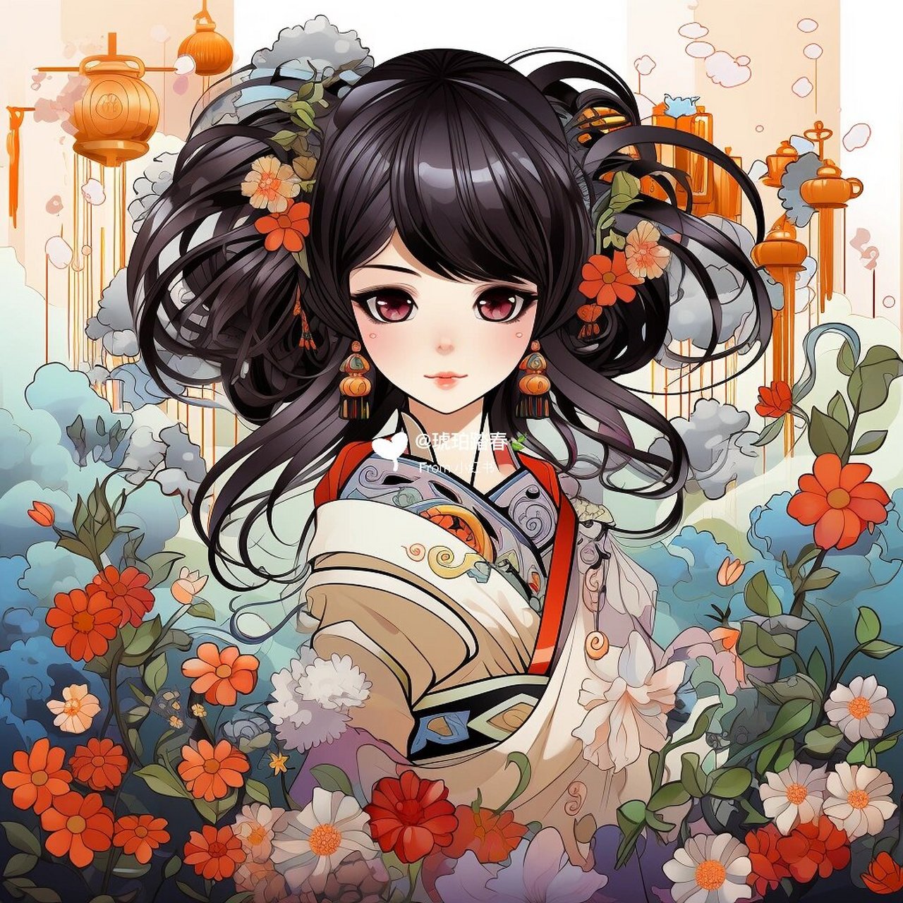 十二花神头像-兰花|君子之交淡如水