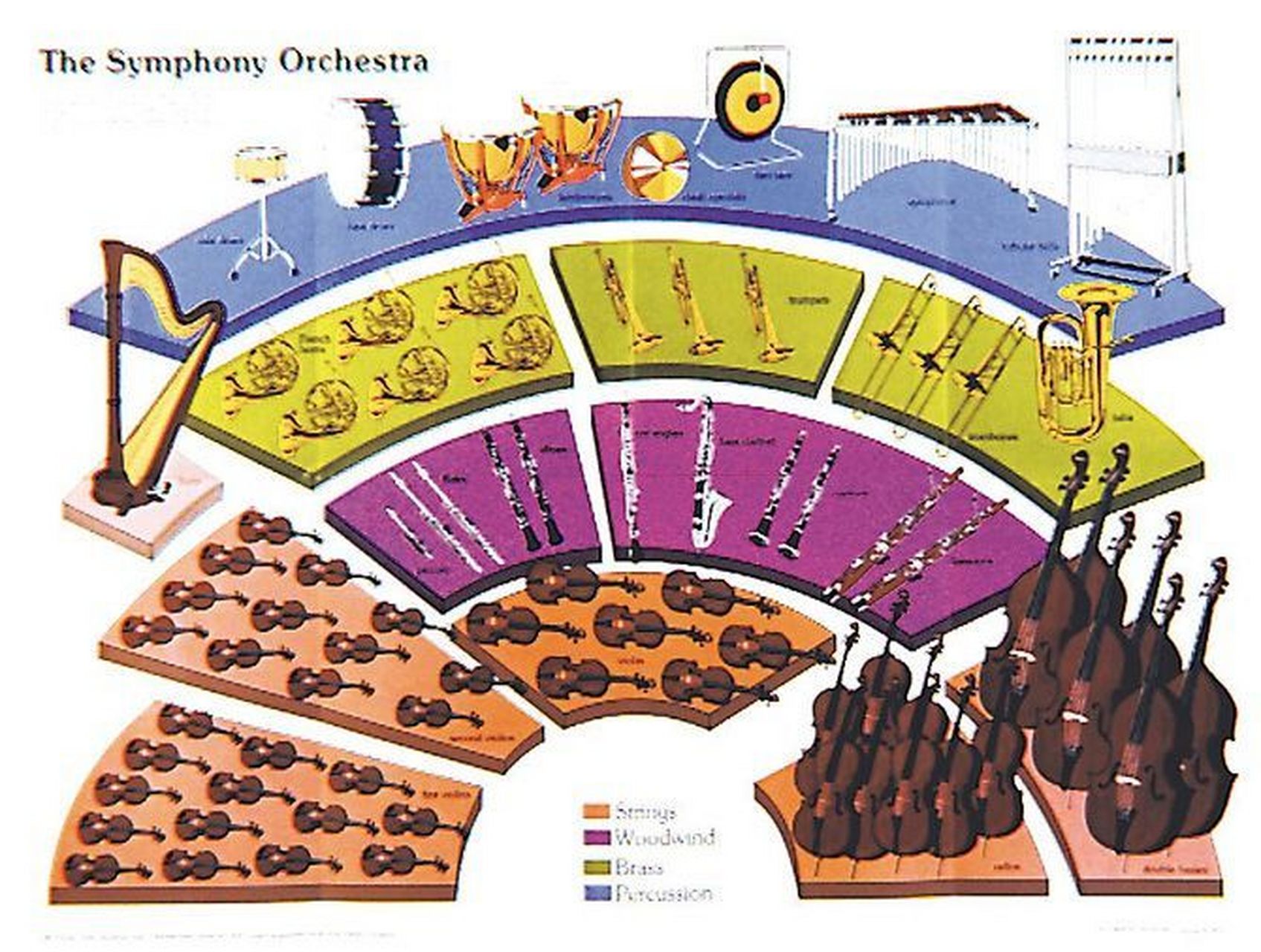 交响乐队是一个大型的管弦乐队组织(合法组织哦~).