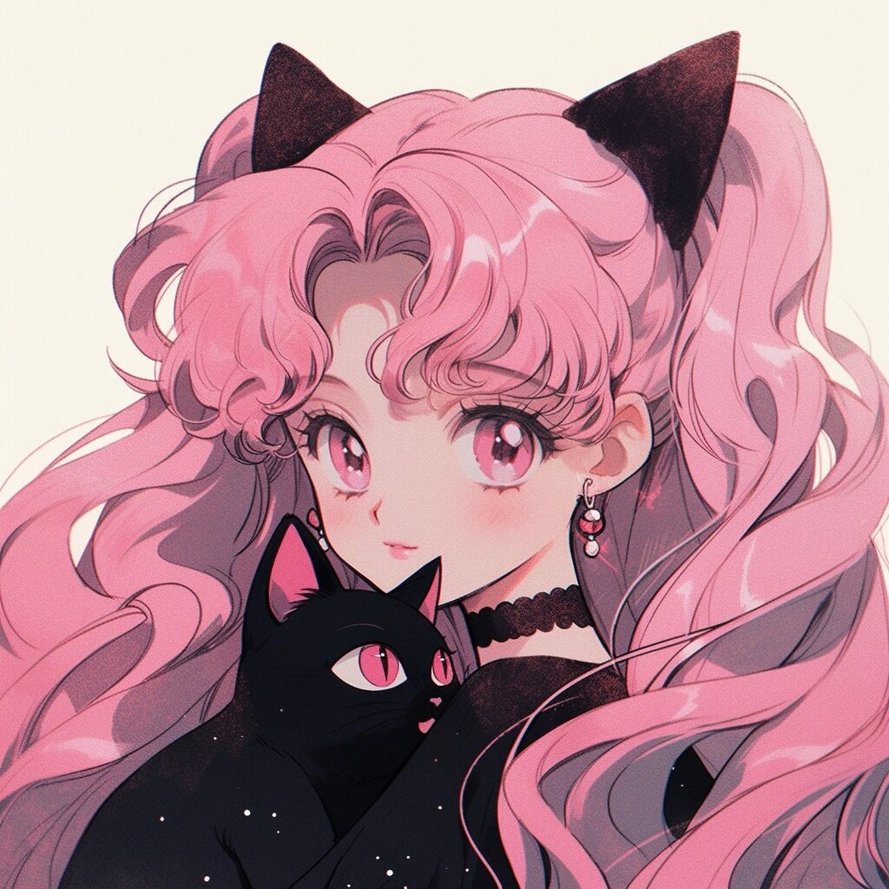 旧漫头像‖粉色系气质美少女78 快和姐妹一起换头像吧!