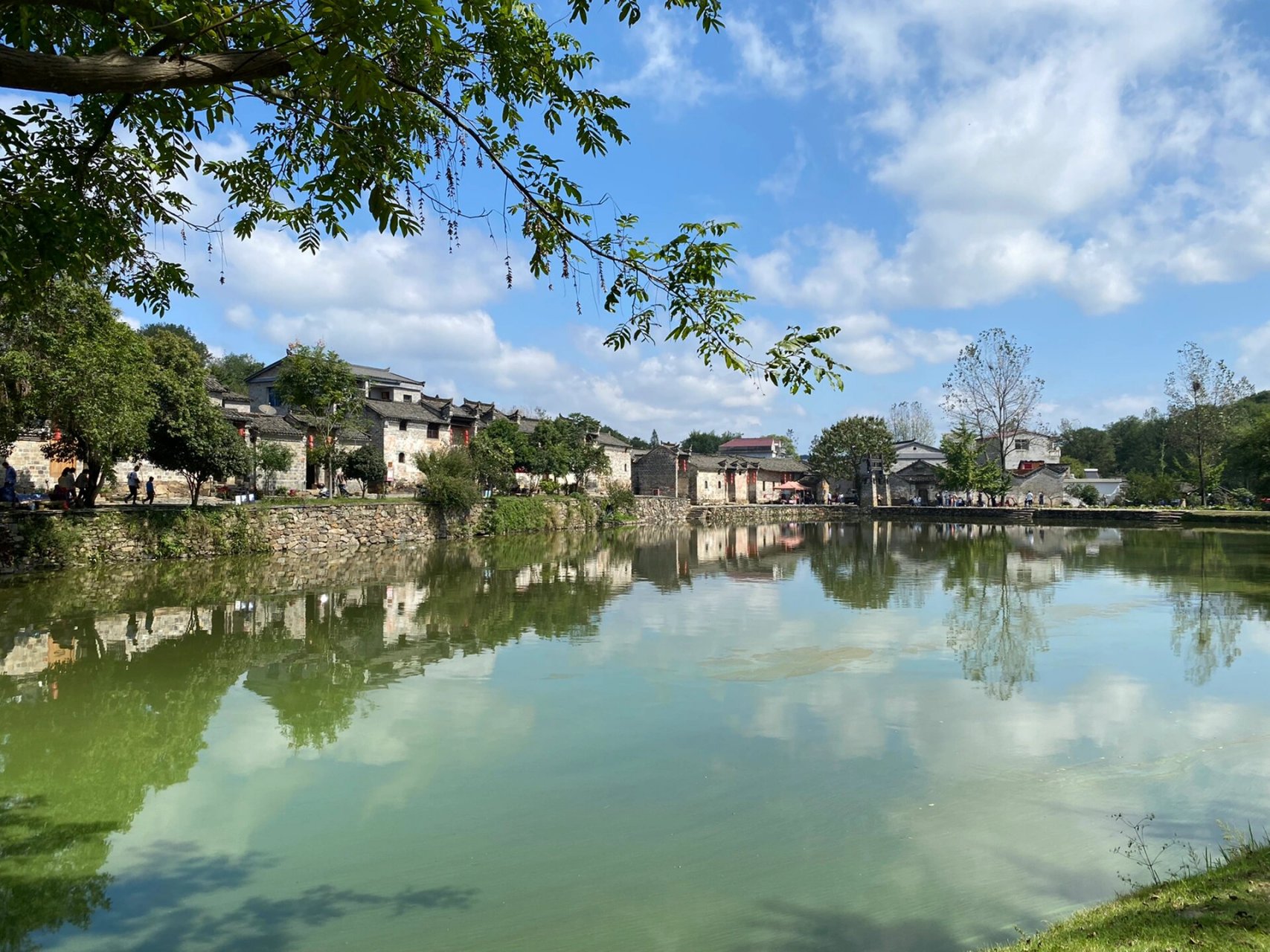 新县丁李湾风景区图片