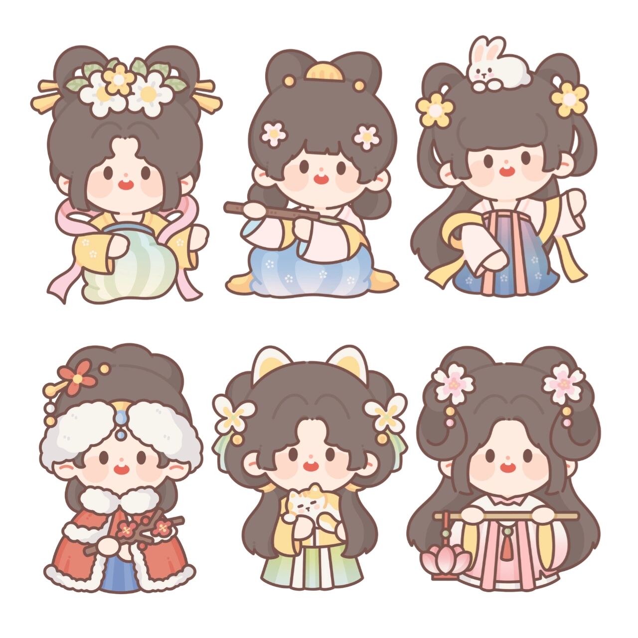 q版人物小合集 古风