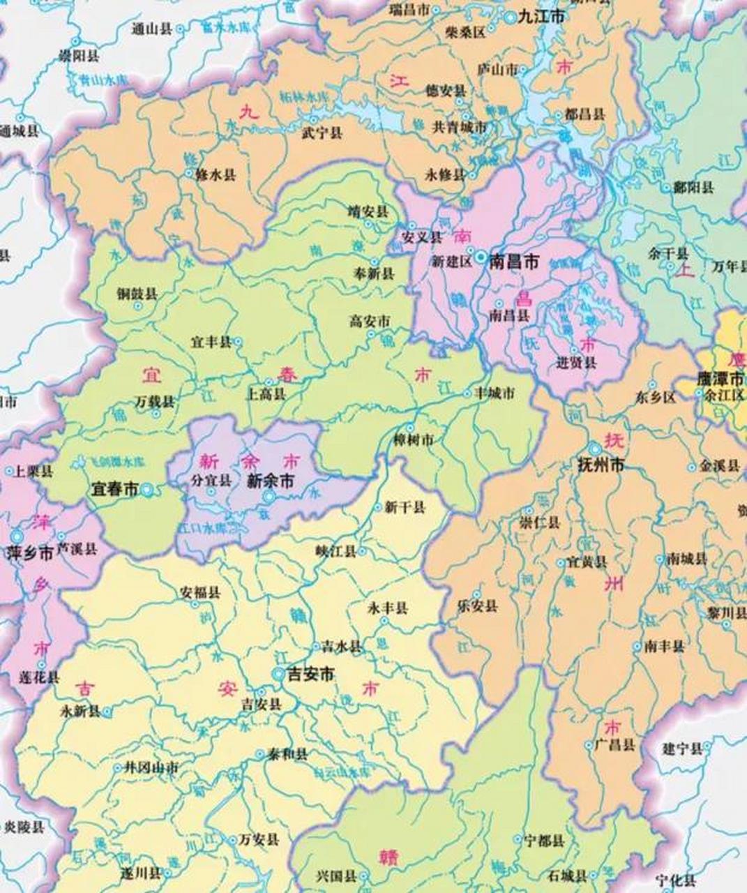 新余市乡镇地图图片