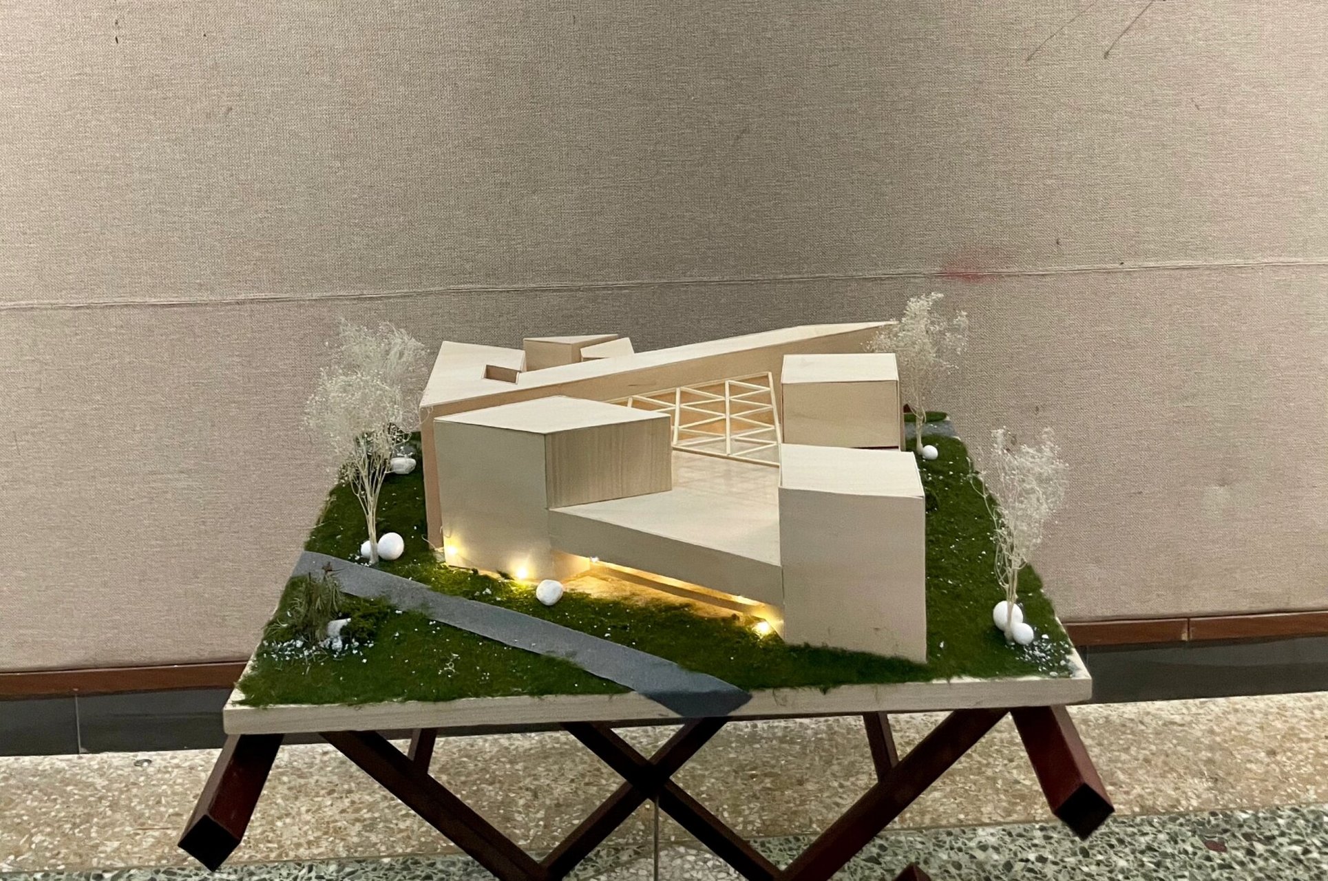 美国国家美术馆东馆 模型制作 美国国家美术馆东馆  可出 纯木板制作