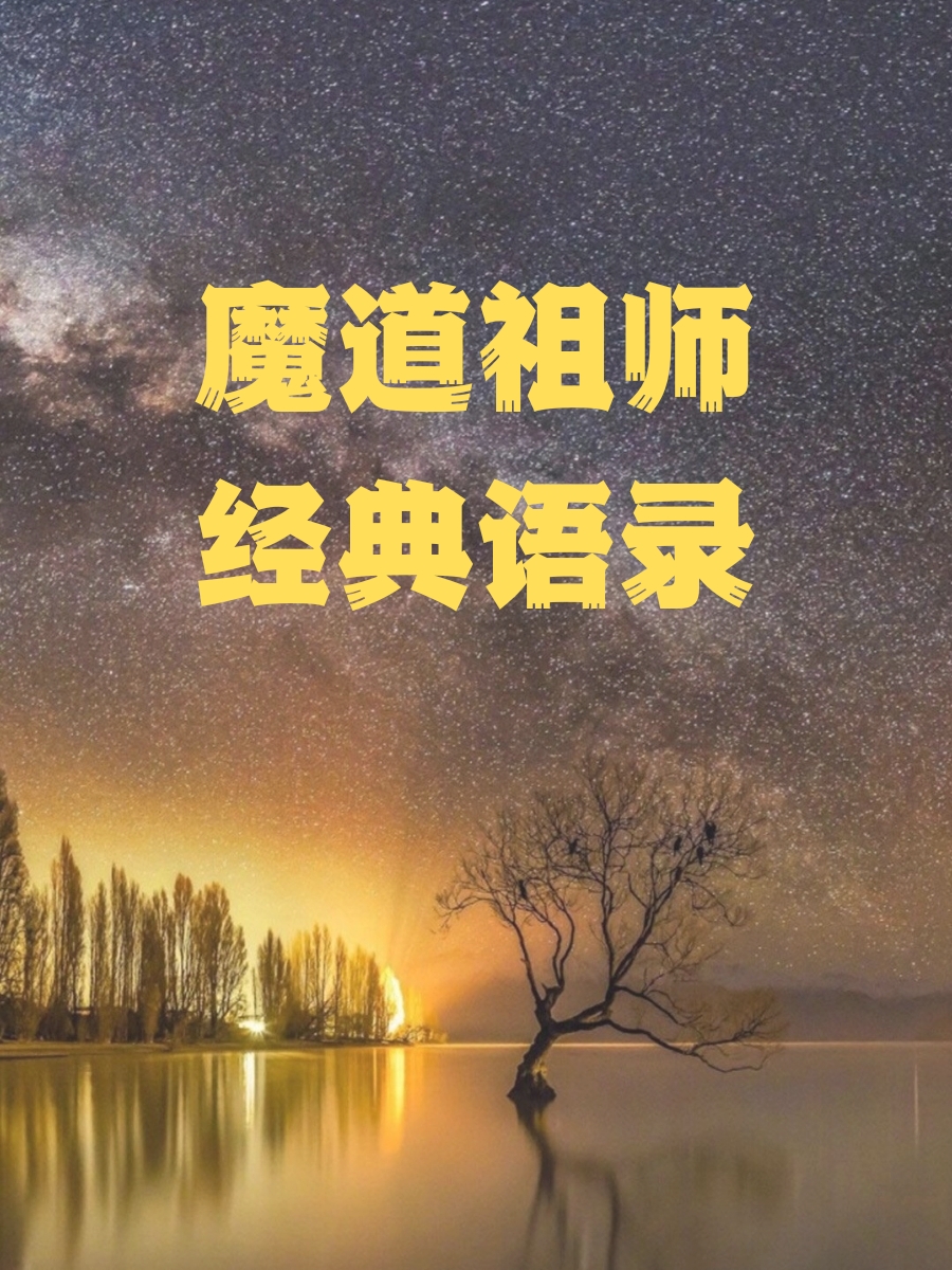 晓星尘语录图片