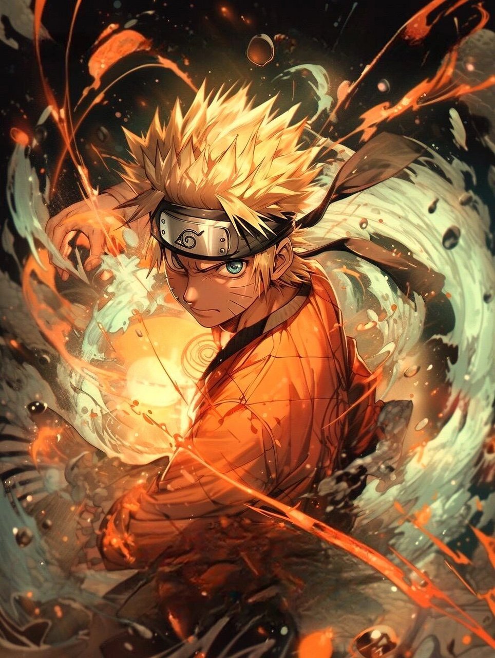 火影忍者丨漩涡鸣人超帅壁纸十张 我也变强了,为了成为火影,为了不输