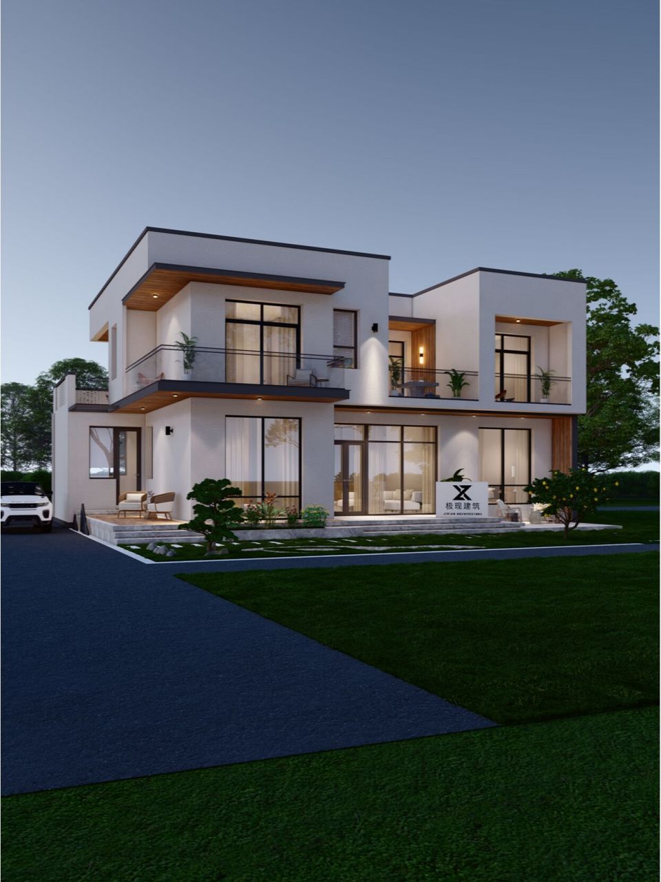 二层现代简约风自建房(附平面图) 92项目概况项目地点丨北京密云